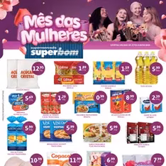Superbom ofertas Mês das Mulheres - pré-visualização do folheto, válido a partir de 27/02/2026