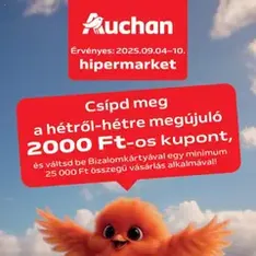 Auchan Akciós újság - szórólap előnézete érvényes 2025.09.04. -tól
