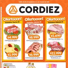 Vista previa del folleto Cordiez ofertas válido desde 25/09/2025