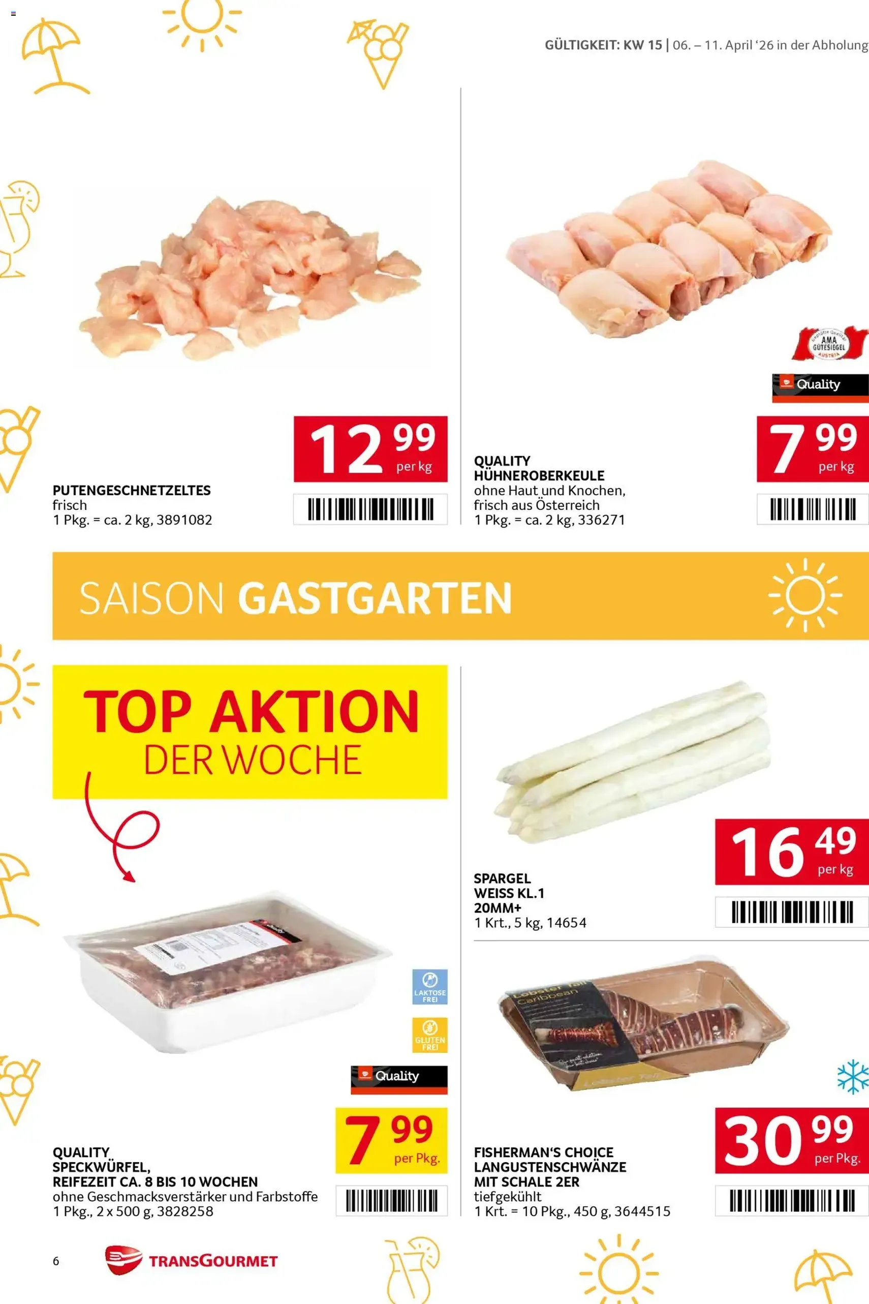 Transgourmet Flugblatt - Gültiger Prospekt ab 06.04.2026, Seite 6 von insgesamt 32