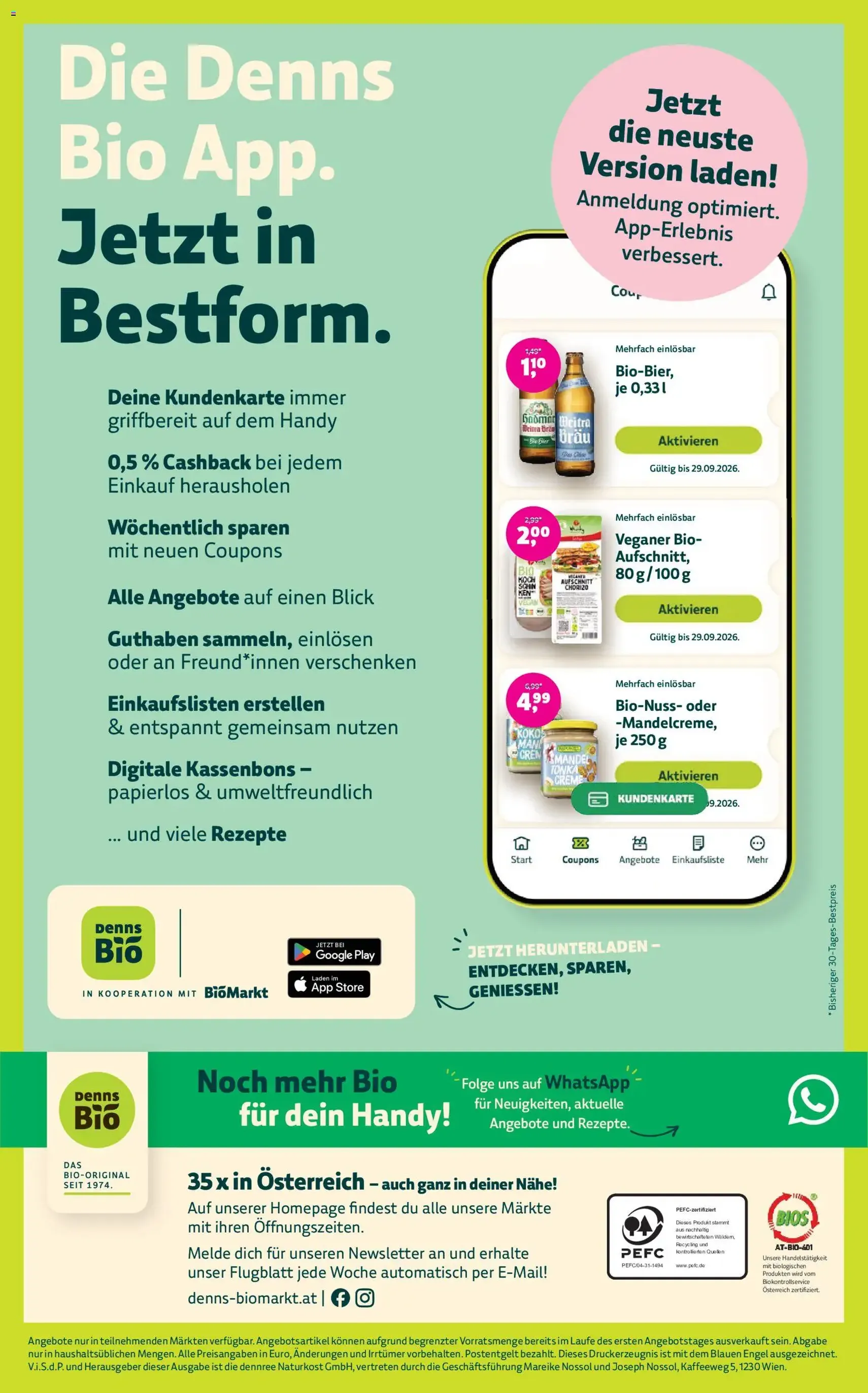 Denns BioMarkt Angebote - Gültiger Prospekt ab 23.09.2026, Seite 14 von insgesamt 14