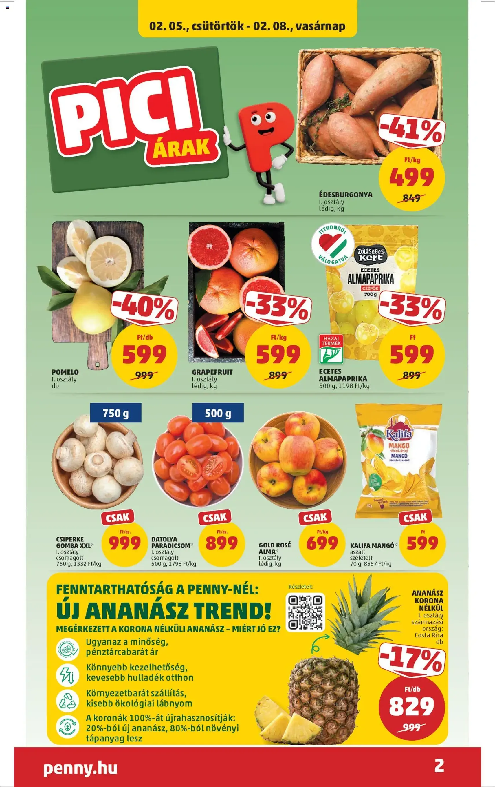 PENNY Akciós újság - 2026.02.05. érvényes szórólap 2 oldal 39 oldalból