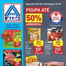 Aldi folheto - pré-visualização do folheto, válido a partir de 29/09/2025