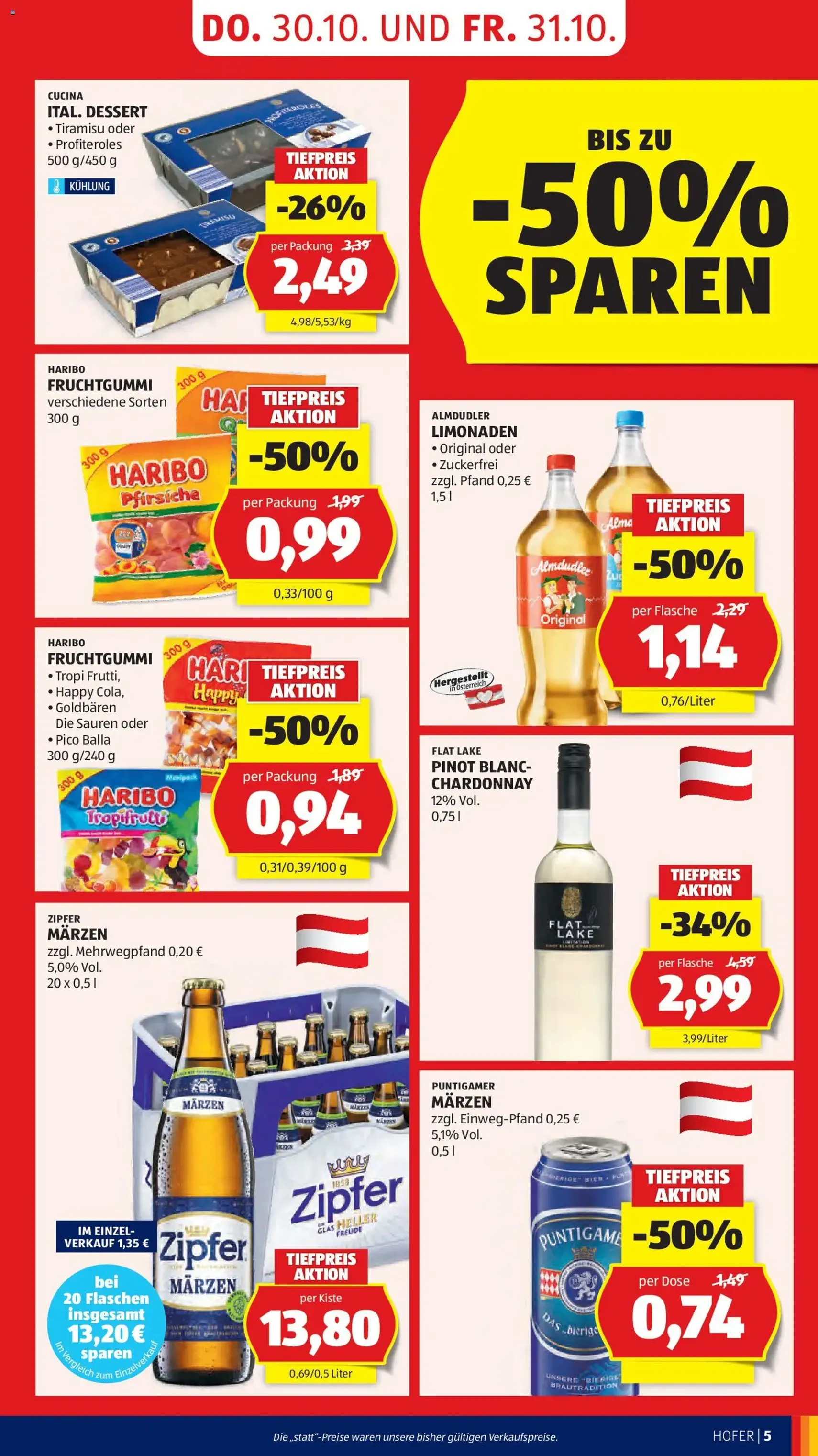 Hofer Flugblatt - Gültiger Prospekt ab 30.10.2025, Seite 7 von insgesamt 45