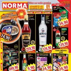 Norma leták - náhled letáku platný od 22.09.2025
