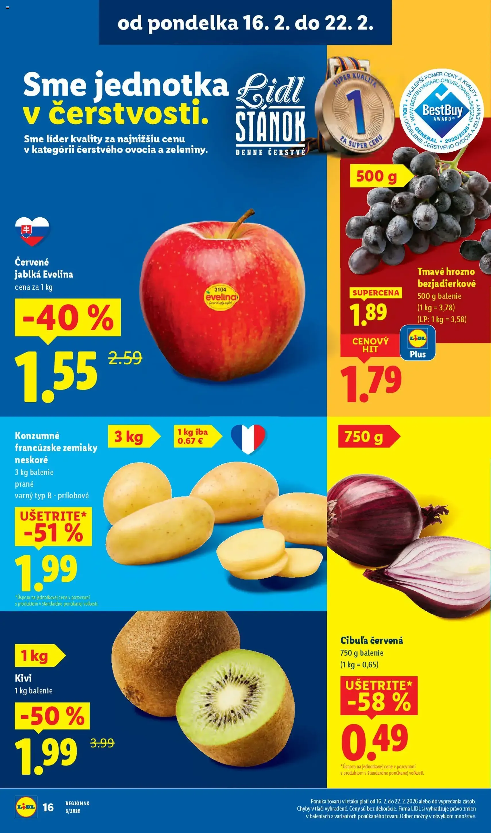 Lidl leták - platný leták od 16.02.2026 strana 16 z 95