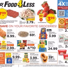 Food 4 Less Weekly Ad - Flyer preview valid from 03/04/2026