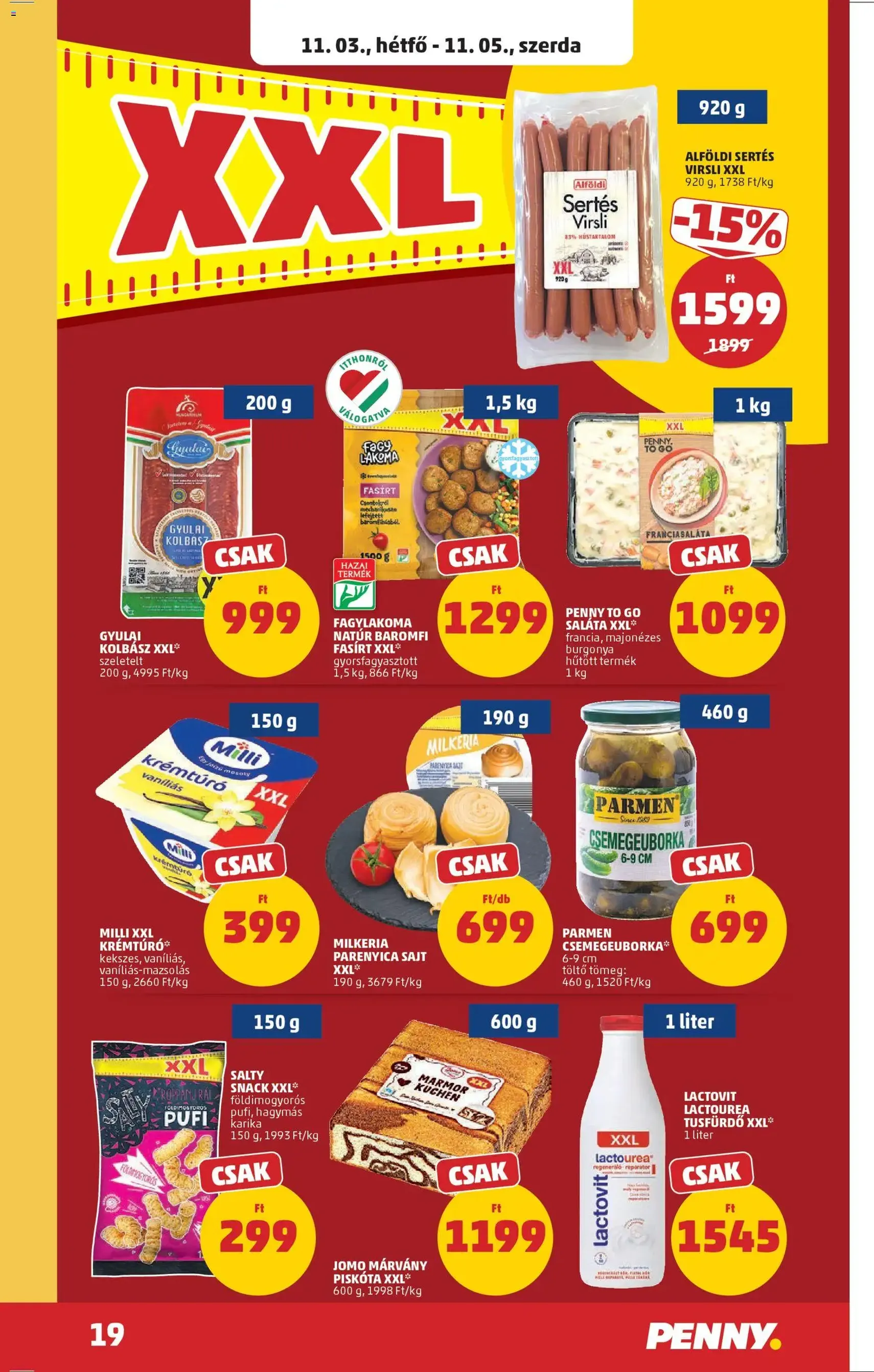 PENNY Akciós újság - 2025.10.30. érvényes szórólap 23 oldal 38 oldalból PENNY Akciós újság - 2025.10.30. érvényes szórólap 23 oldal 38 oldalból