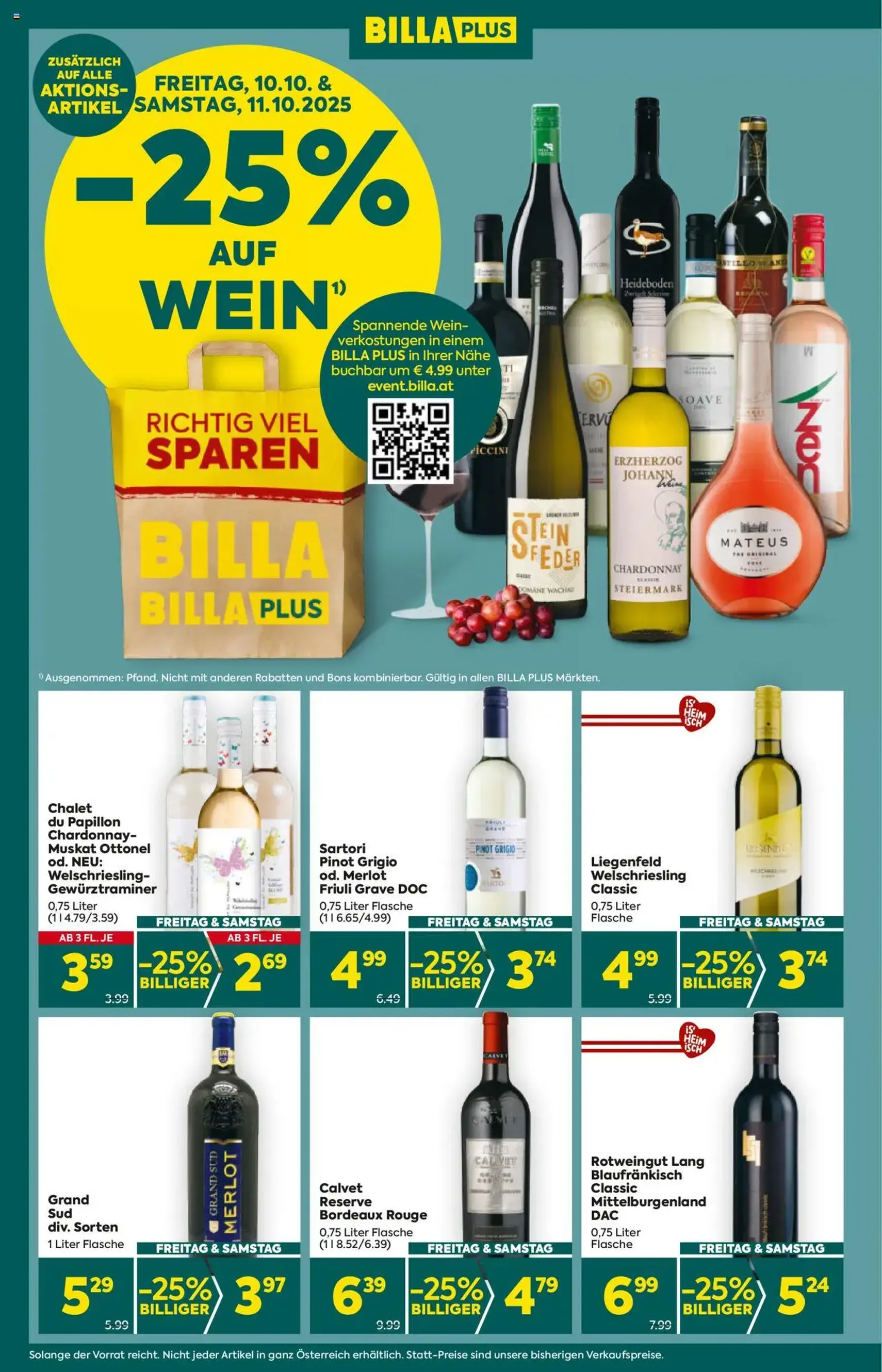 Billa Plus Flugblatt - Gültiger Prospekt ab 09.10.2025, Seite 2 von insgesamt 16 Billa Plus Flugblatt - Gültiger Prospekt ab 09.10.2025, Seite 2 von insgesamt 16