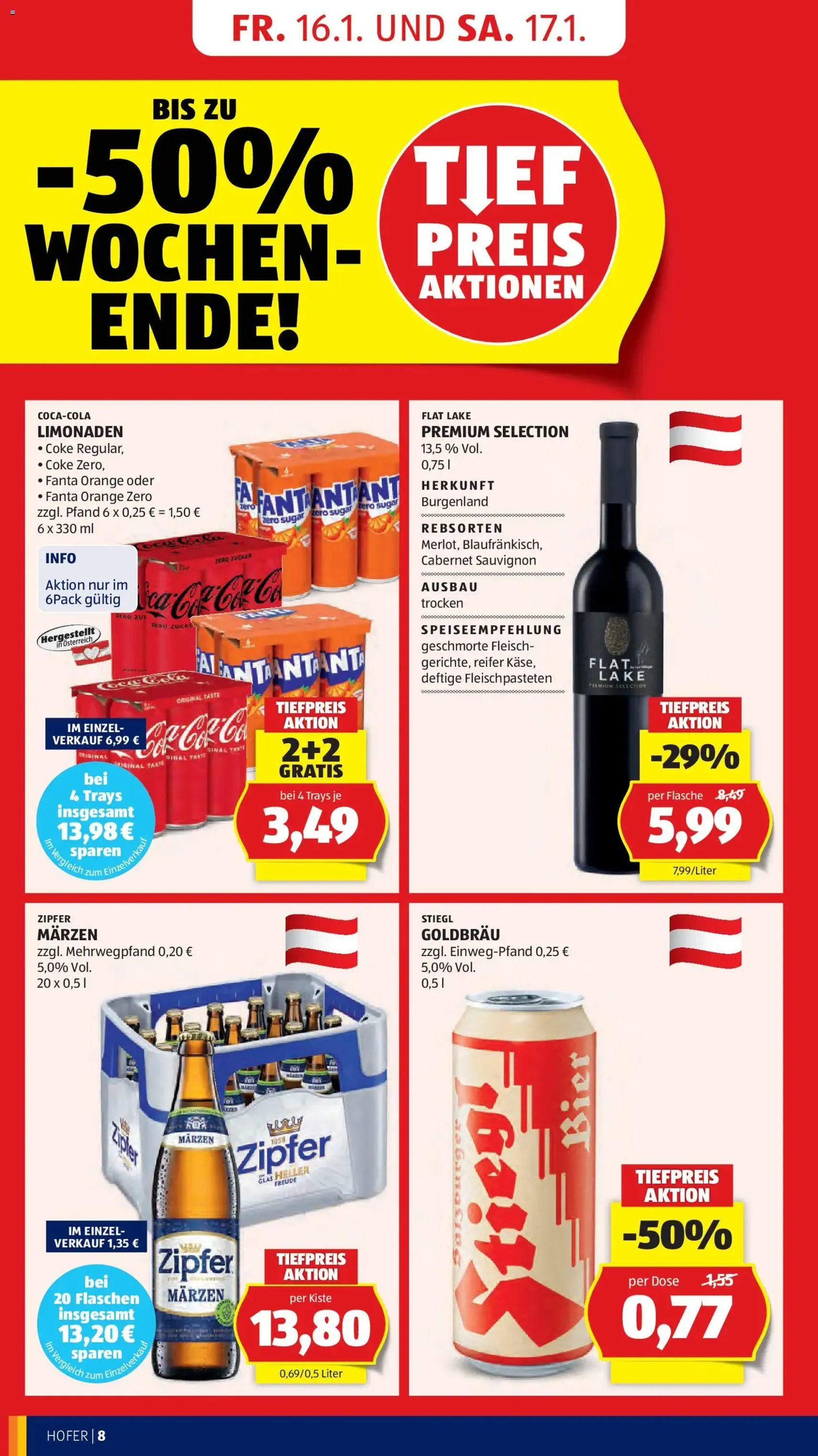 Hofer Flugblatt - Gültiger Prospekt ab 14.01.2026, Seite 10 von insgesamt 41