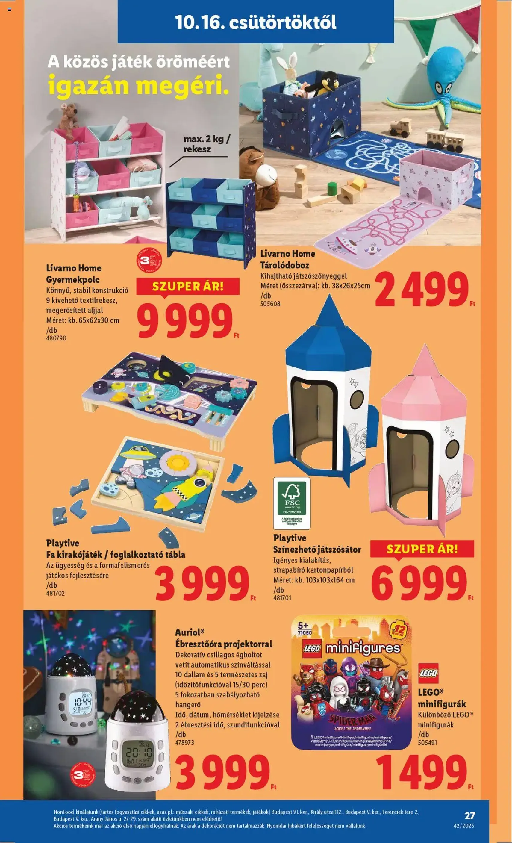 Lidl Akciós újság - 2025.10.16. érvényes szórólap 27 oldal 68 oldalból Lidl Akciós újság - 2025.10.16. érvényes szórólap 27 oldal 68 oldalból