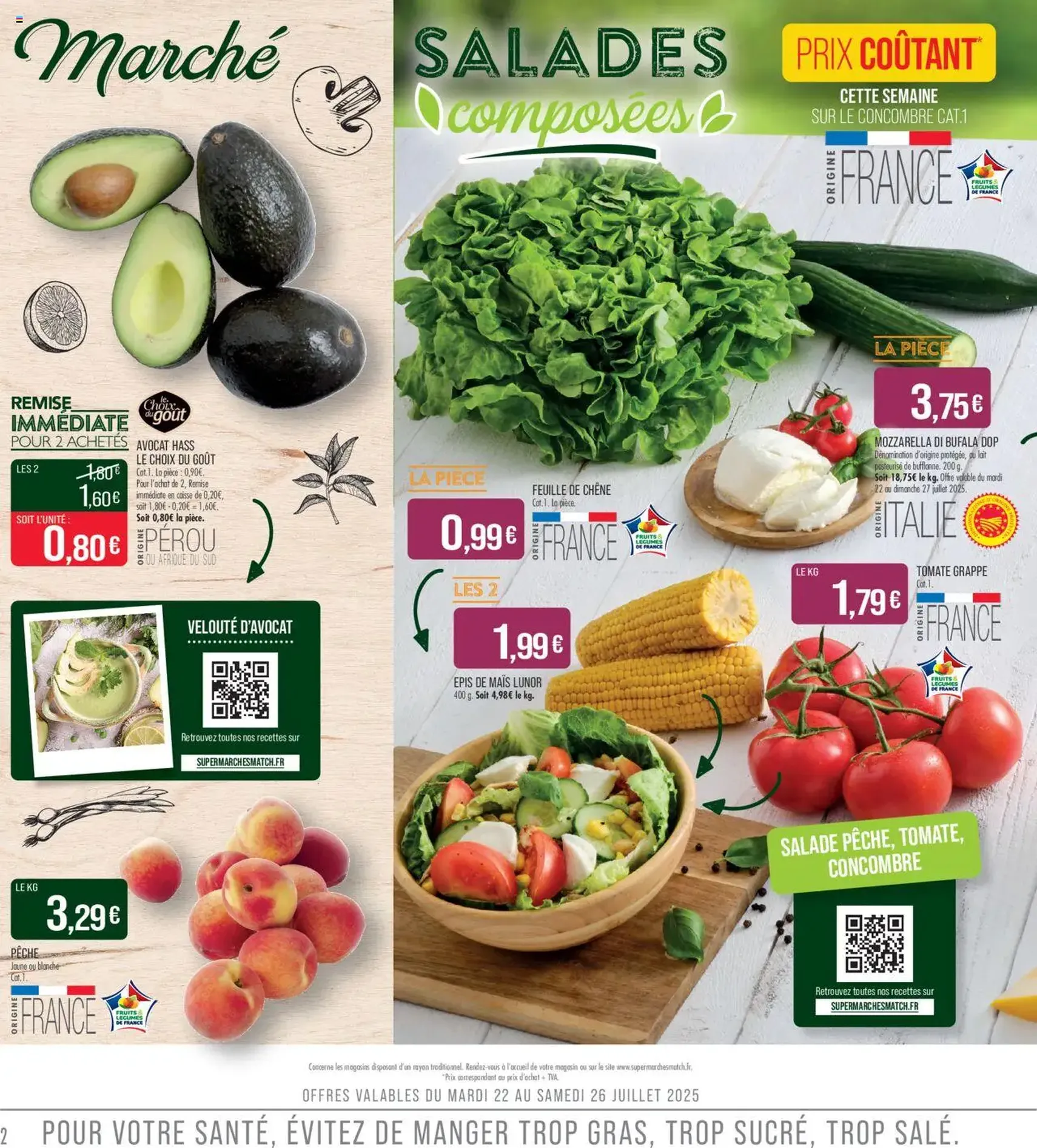 Match Supermarché catalogue - brochure valable à partir du 22/07/2025, page 2 sur 20 Match Supermarché catalogue - brochure valable à partir du 22/07/2025, page 2 sur 20
