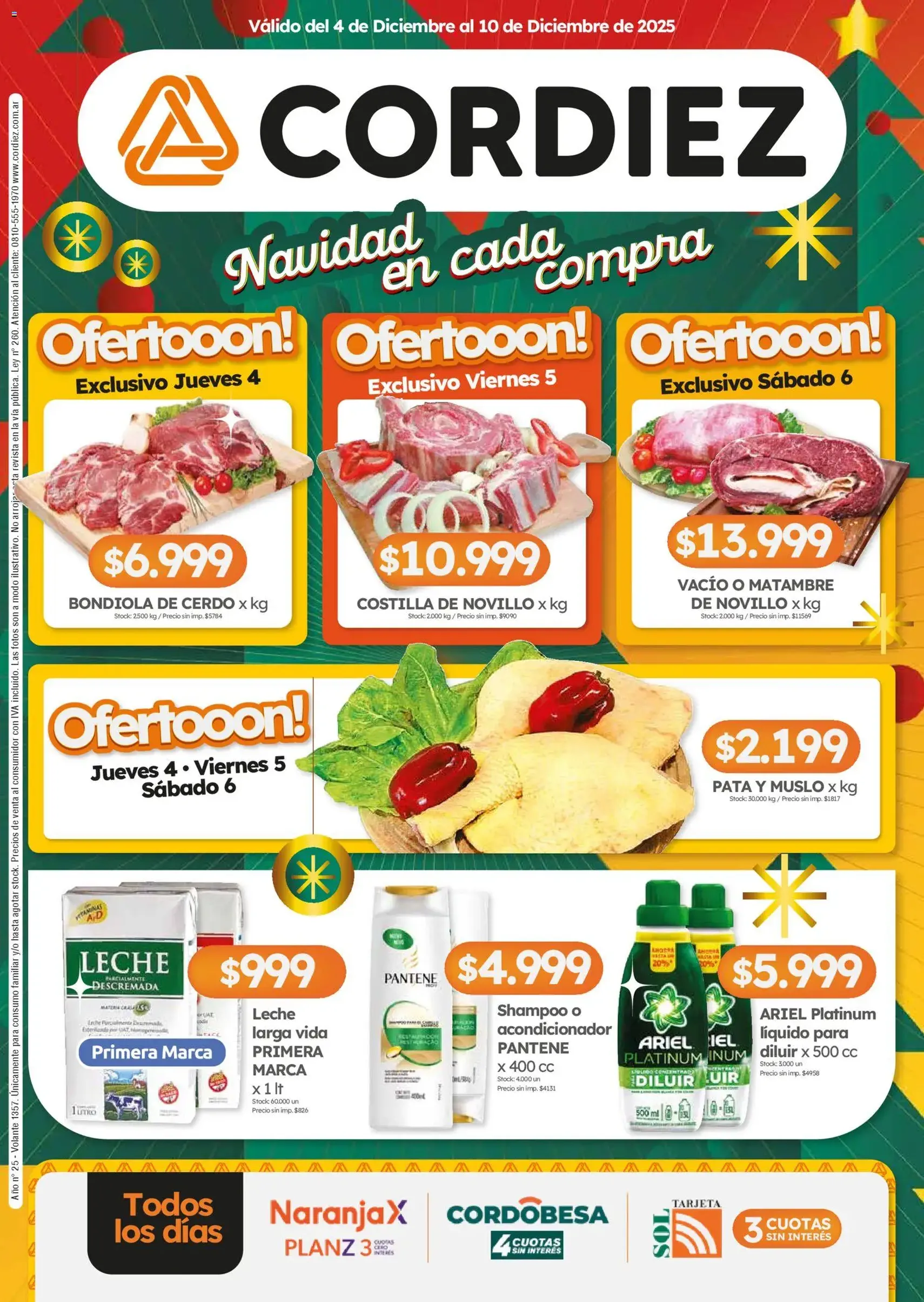 Cordiez ofertas - folleto válido desde 04/12/2025 página 1 de 12