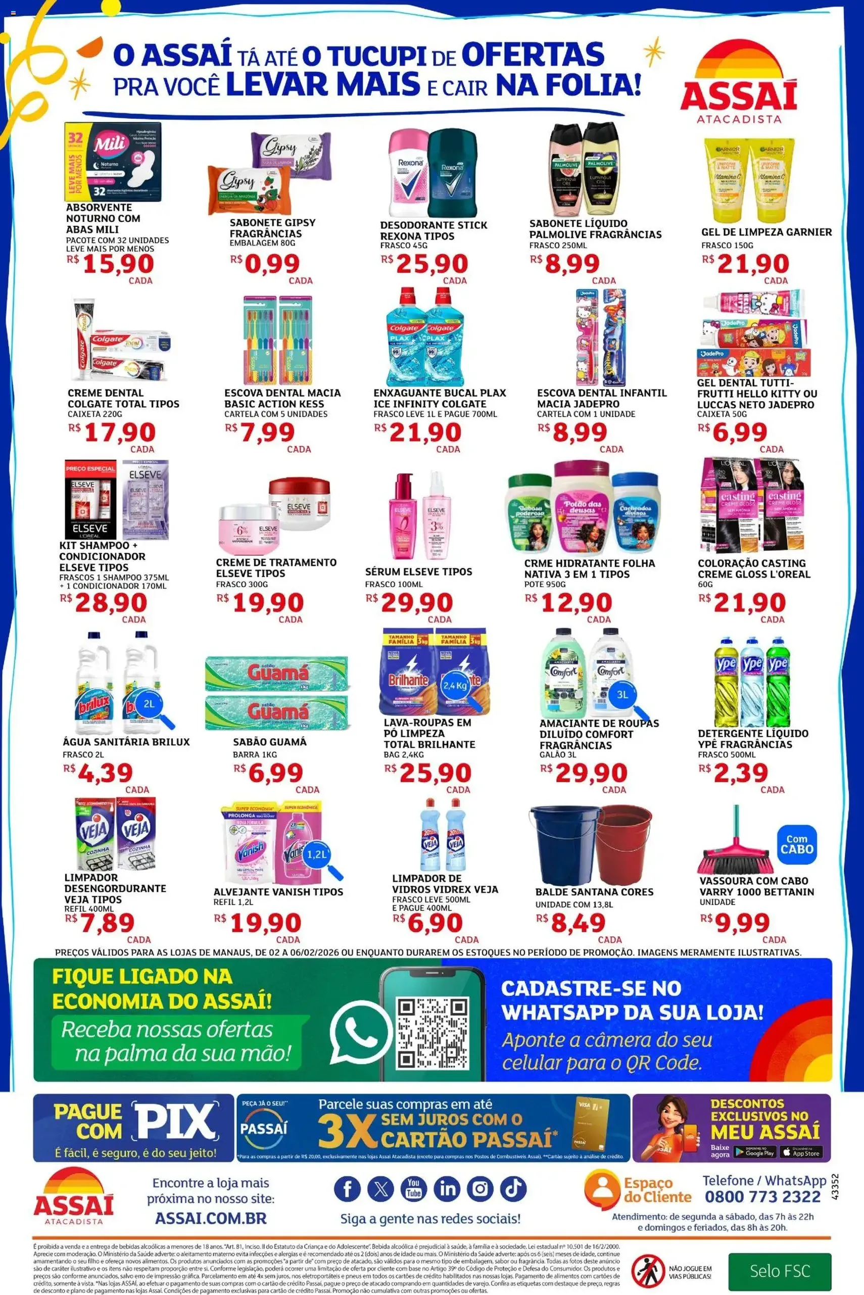 Encarte Assaí Atacadista - folheto válido a partir de 02/02/2026 página 4 de 4