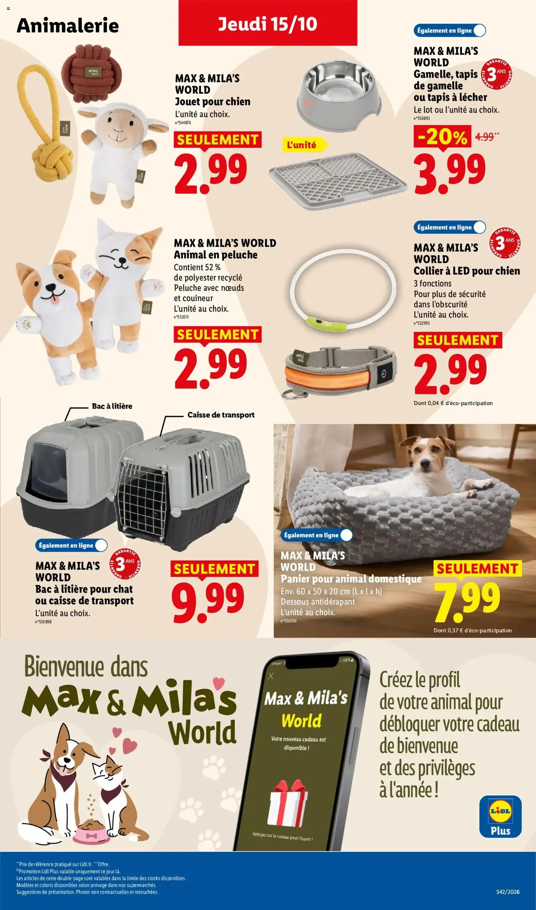 LIDL catalogue - brochure valable à partir du 15/10/2026, page 45 sur 64
