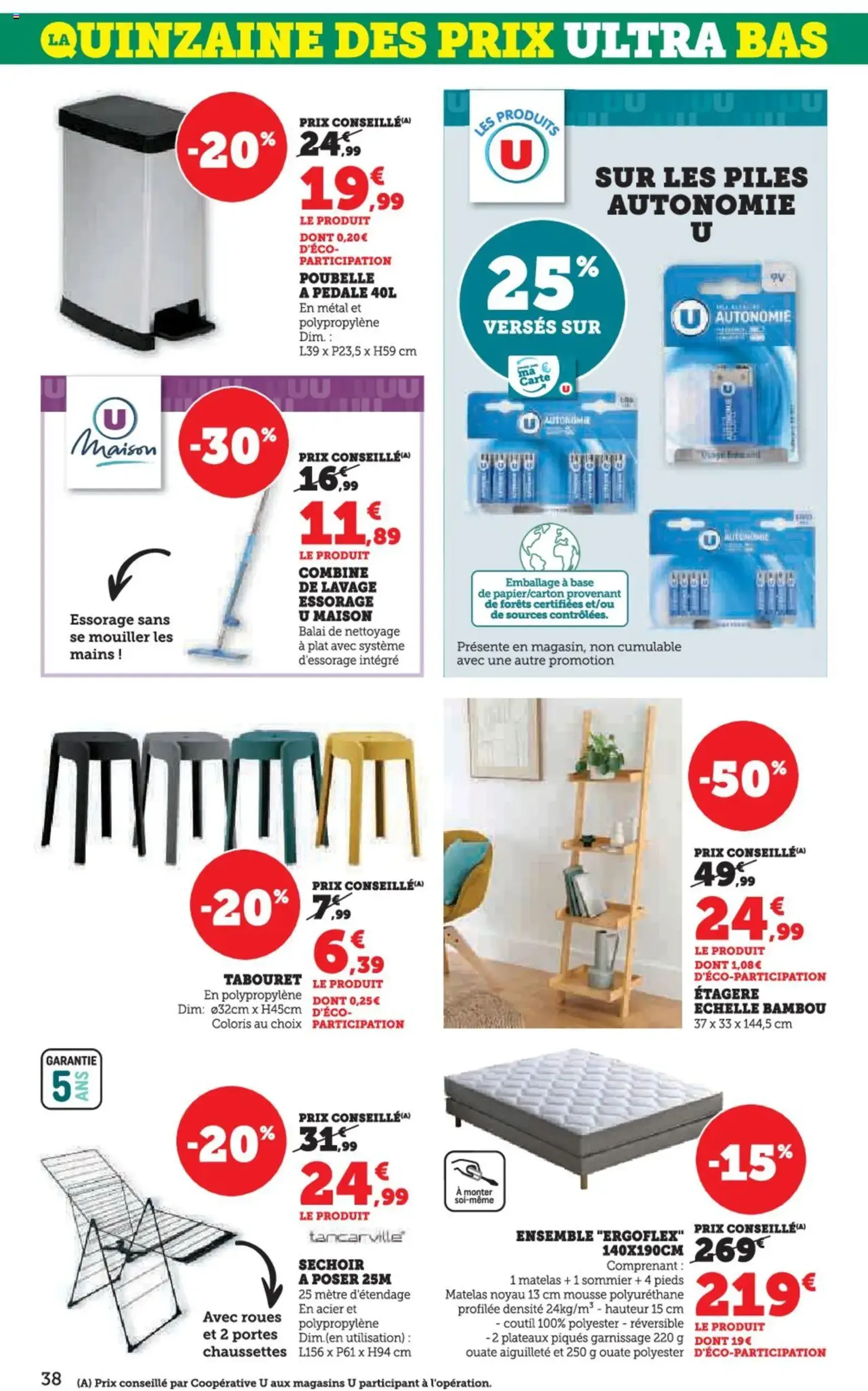 Super U catalogue - brochure valable à partir du 26/08/2025, page 38 sur 44 Super U catalogue - brochure valable à partir du 26/08/2025, page 38 sur 44