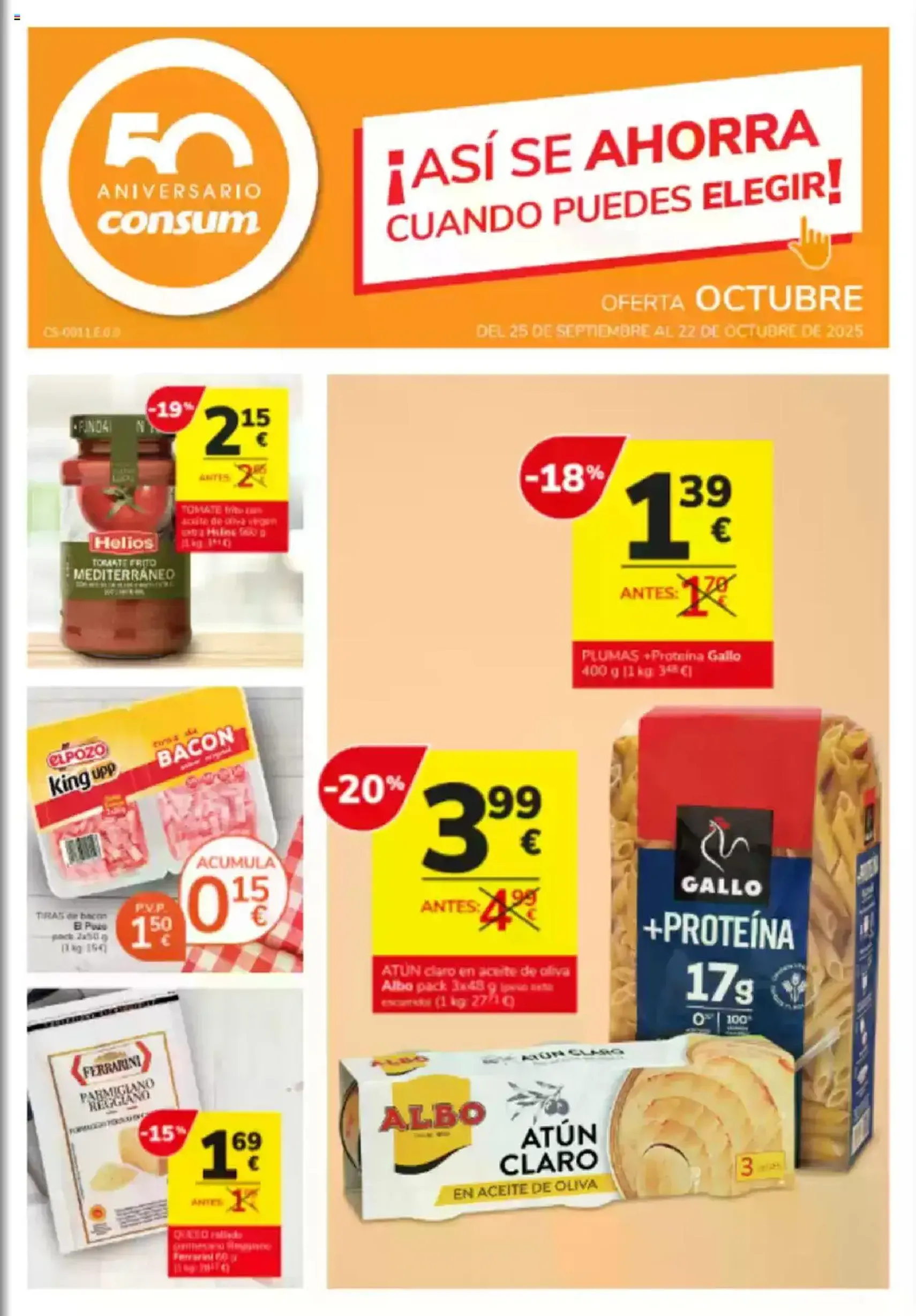 Consum folleto - folleto válido desde 25/09/2025 página 1 de 24