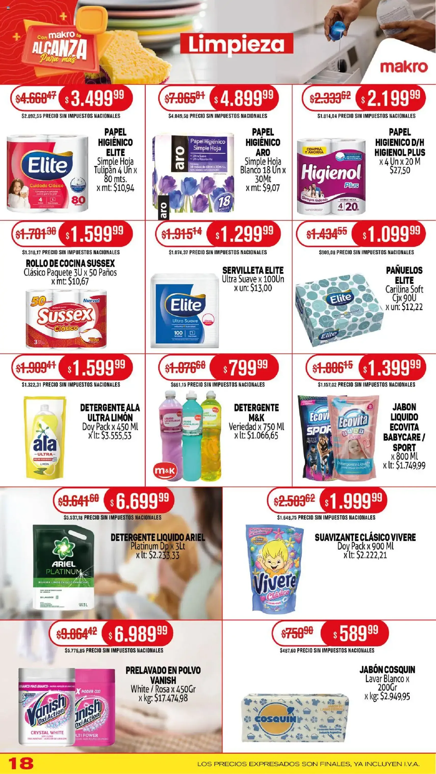 Makro ofertas - folleto válido desde 14/08/2025 página 18 de 20