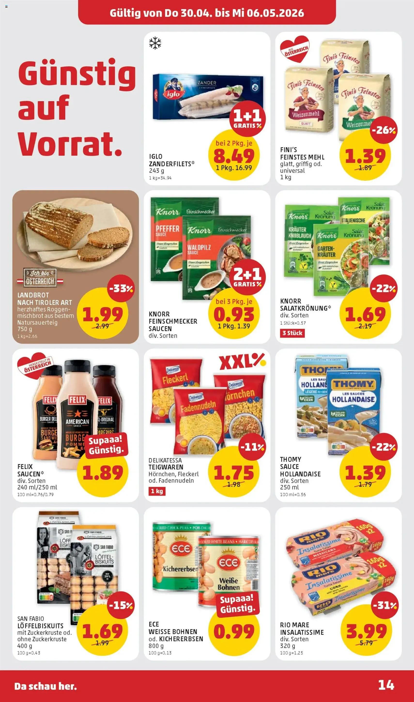 Penny Markt - Flugblatt - Gültiger Prospekt ab 30.04.2026, Seite 14 von insgesamt 32