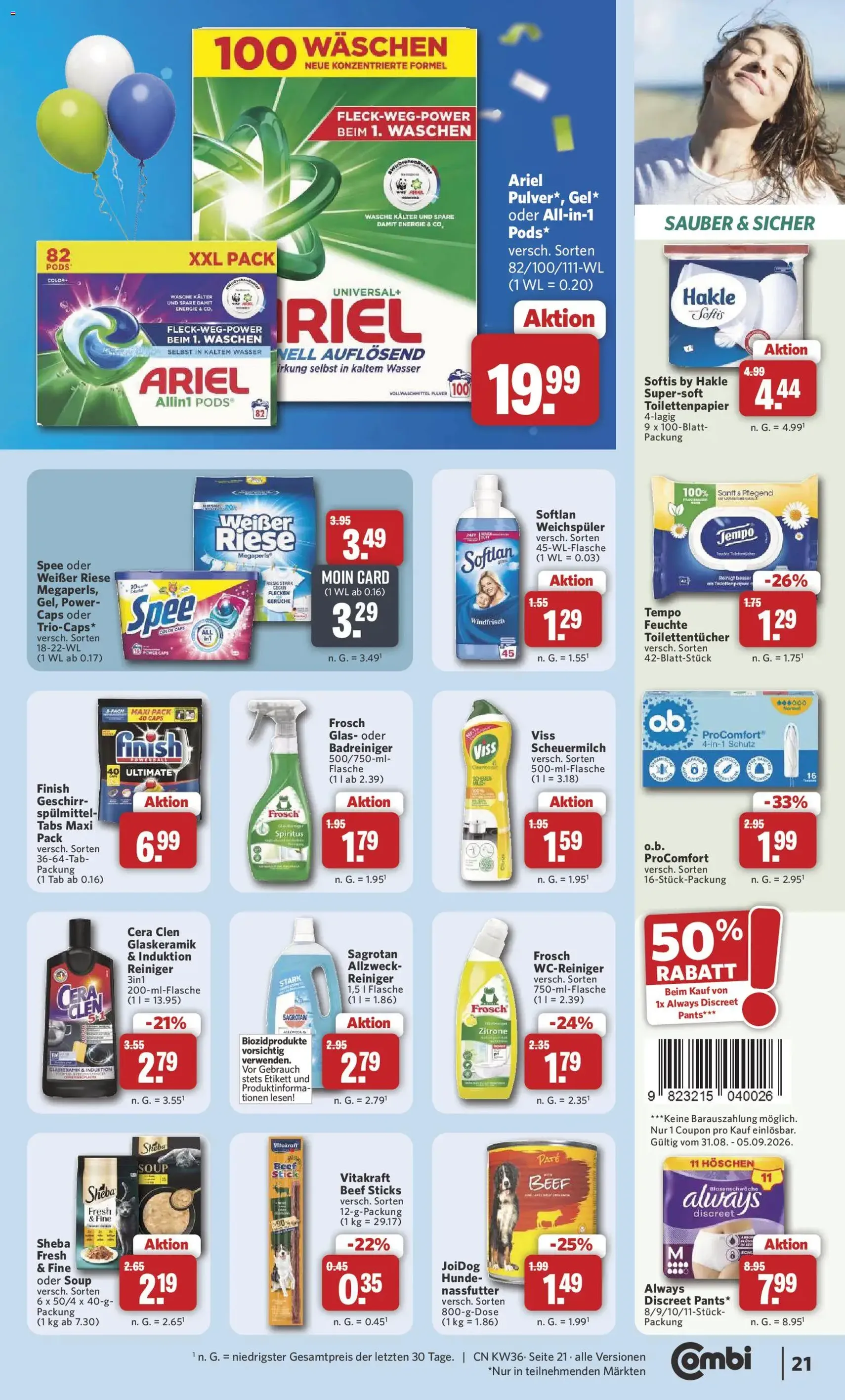 Combi Prospekt - Gültiger Prospekt ab 31.08.2026, Seite 23 von insgesamt 32