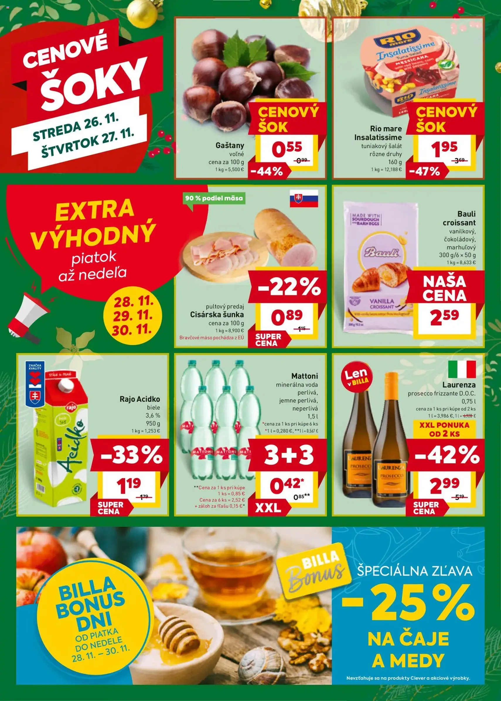 Billa leták - platný leták od 26.11.2025 strana 20 z 20