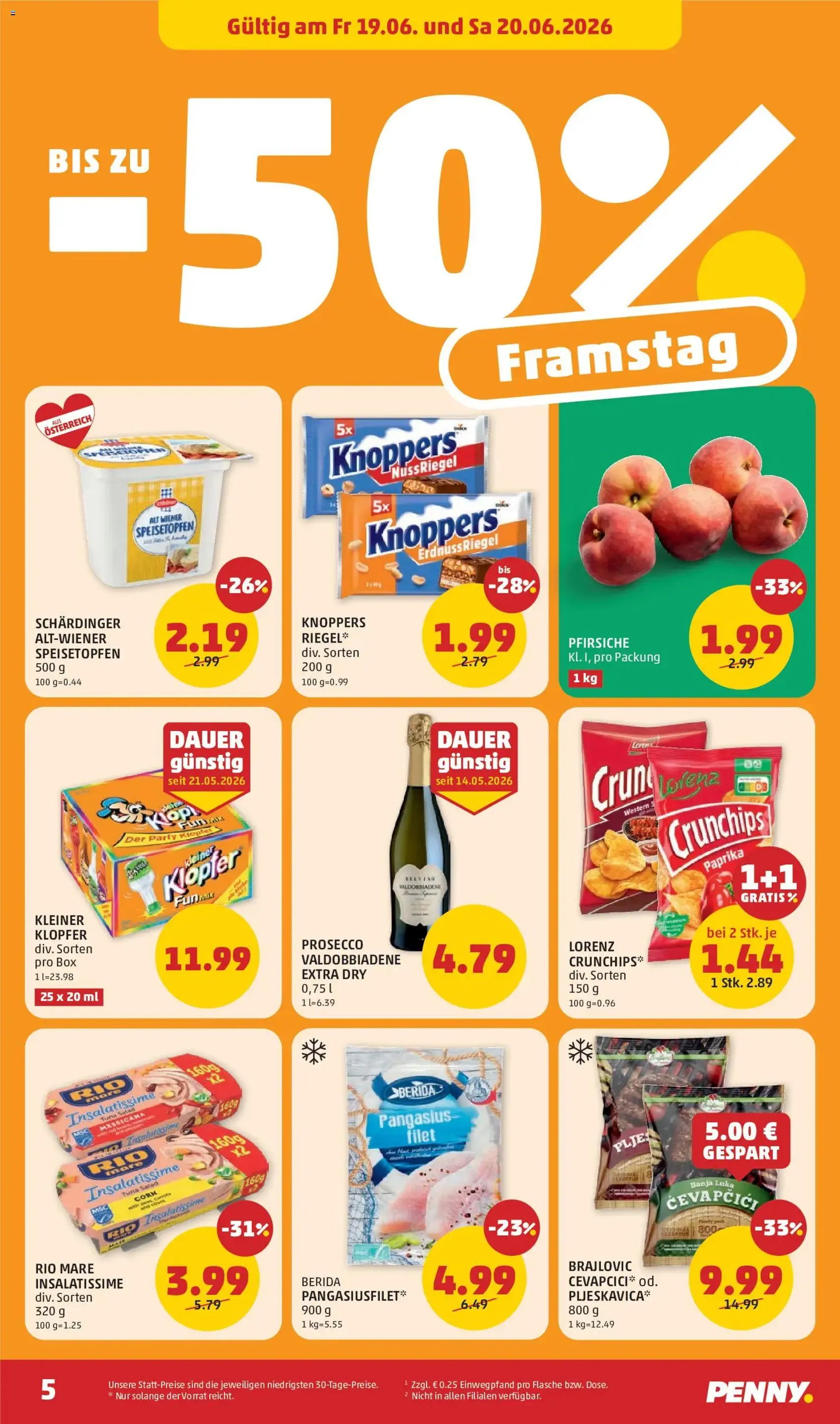 Penny Markt Schmankerl Post - Gültiger Prospekt ab 18.06.2026, Seite 5 von insgesamt 32