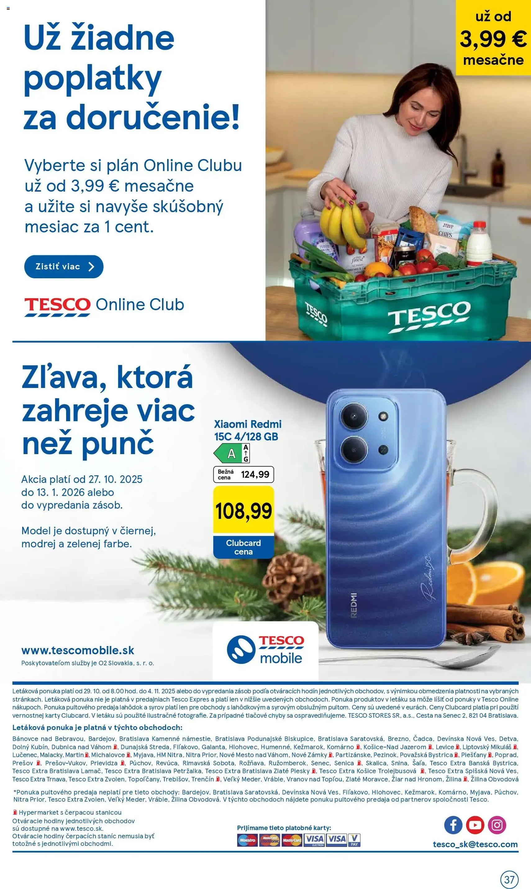 Tesco Hypermarket - leták - platný leták od 29.10.2025 strana 37 z 39 Tesco Hypermarket - leták - platný leták od 29.10.2025 strana 37 z 39
