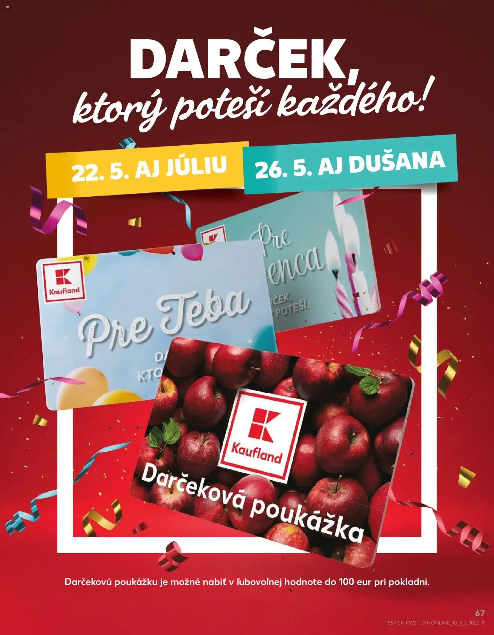 Kaufland leták - platný leták od 21.05.2026 strana 67 z 74
