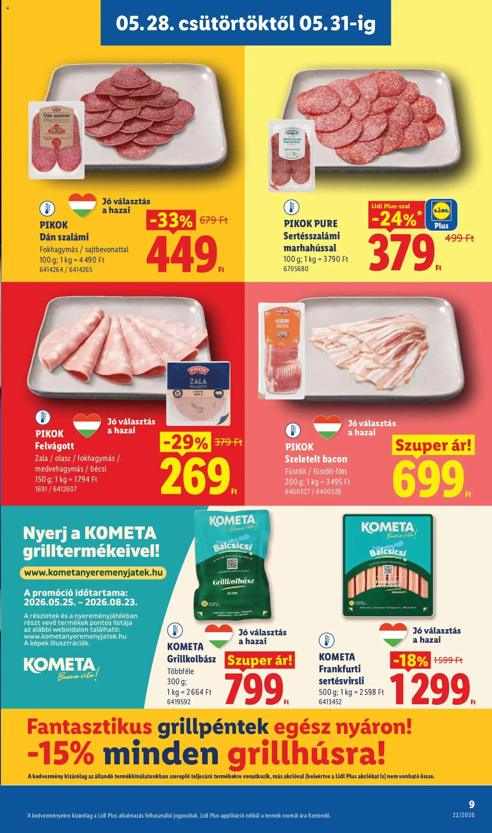 Lidl akciós újság - 2026.05.28. érvényes szórólap 9 oldal 74 oldalból