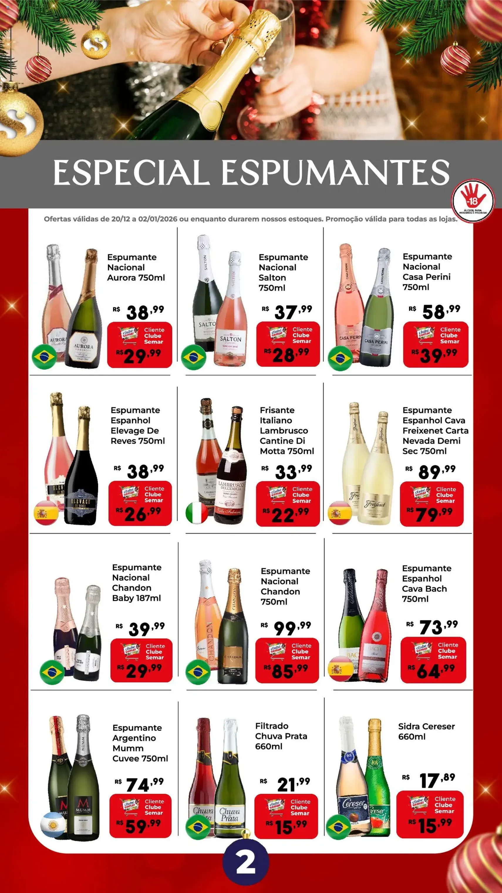 Semar Supermercado - Ofertas Revista Natal - folheto válido a partir de 20/12/2025 página 2 de 19