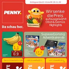 Penny Markt Flugblatt - Prospekt Vorschau gültig ab 13.11.2025