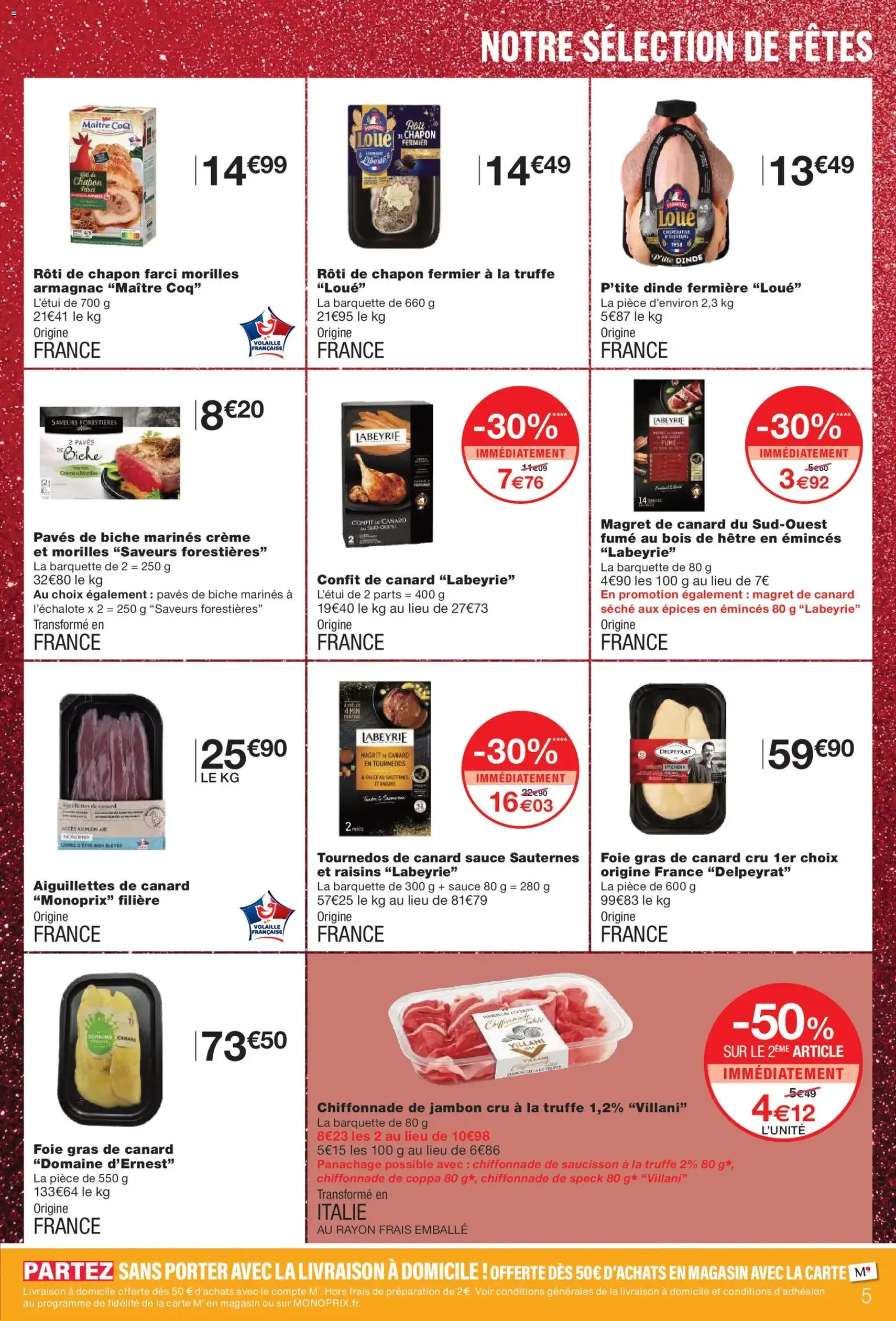 Monoprix catalogue - brochure valable à partir du 16/12/2025, page 5 sur 71