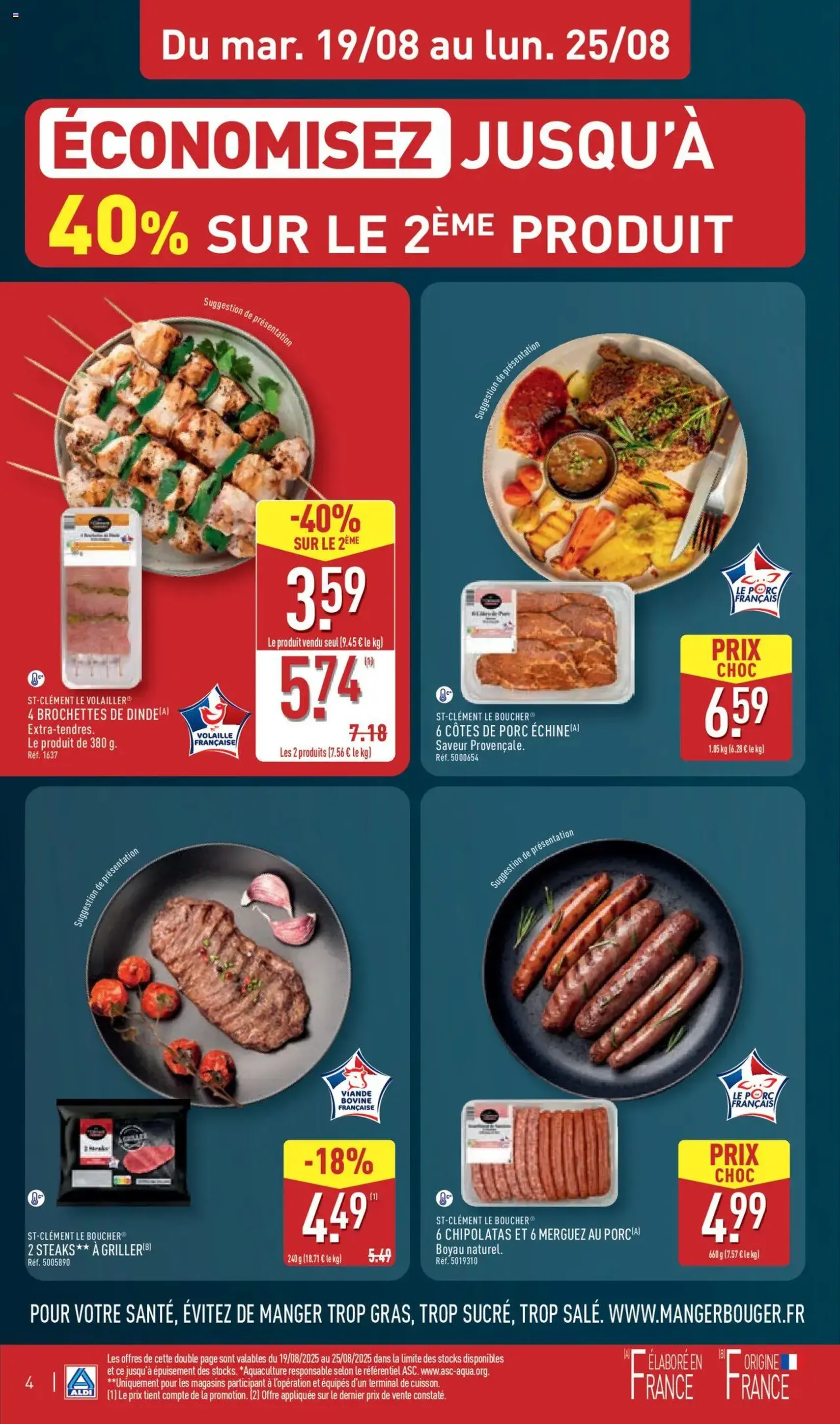 Aldi catalogue semaine 34 - brochure valable à partir du 19/08/2025, page 6 sur 43 Aldi catalogue semaine 34 - brochure valable à partir du 19/08/2025, page 6 sur 43