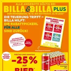 Billa Flugblatt - Prospekt Vorschau gültig ab 16.10.2025
