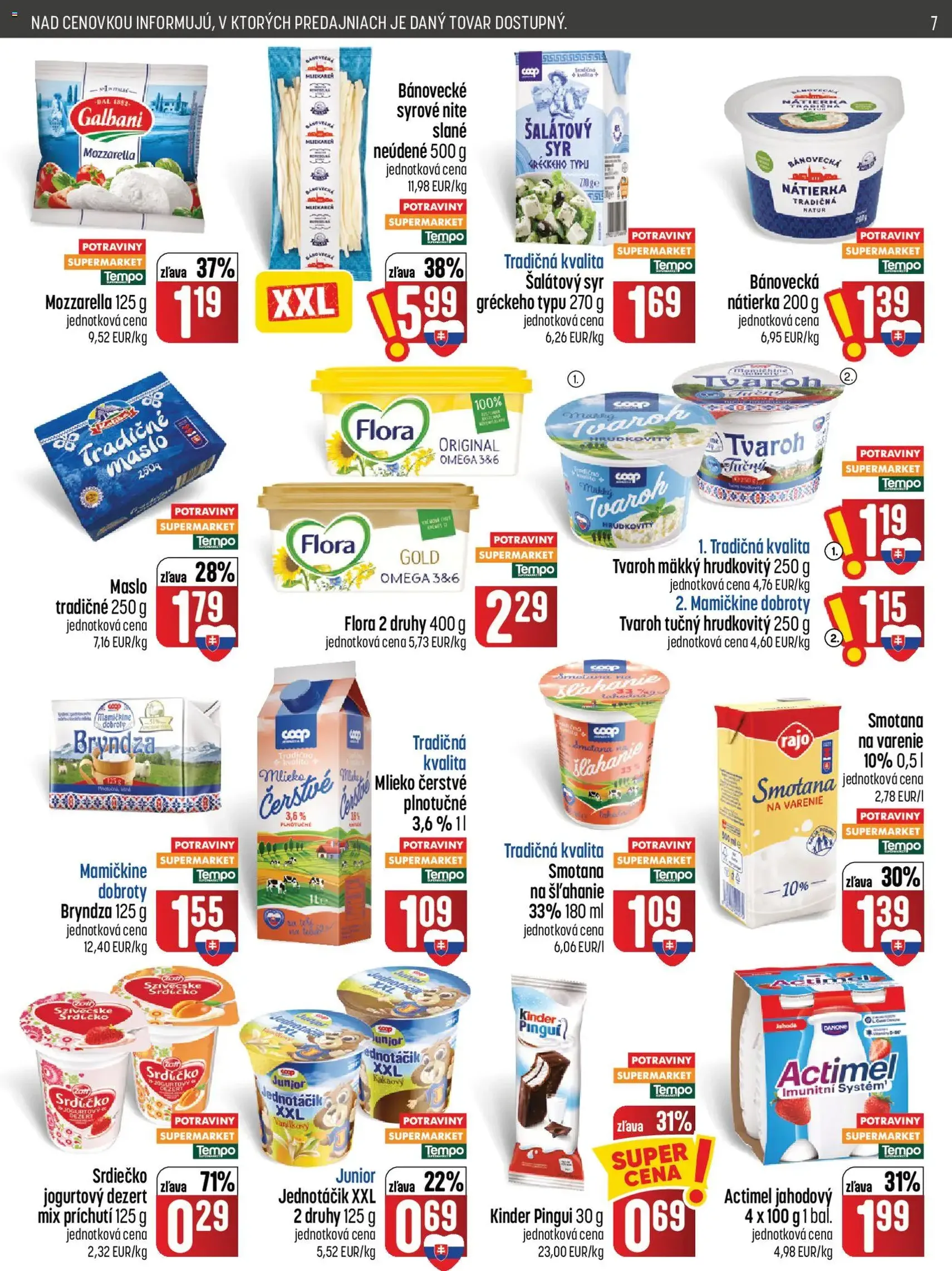 COOP Jednota leták - platný leták od 08.10.2026 strana 7 z 28