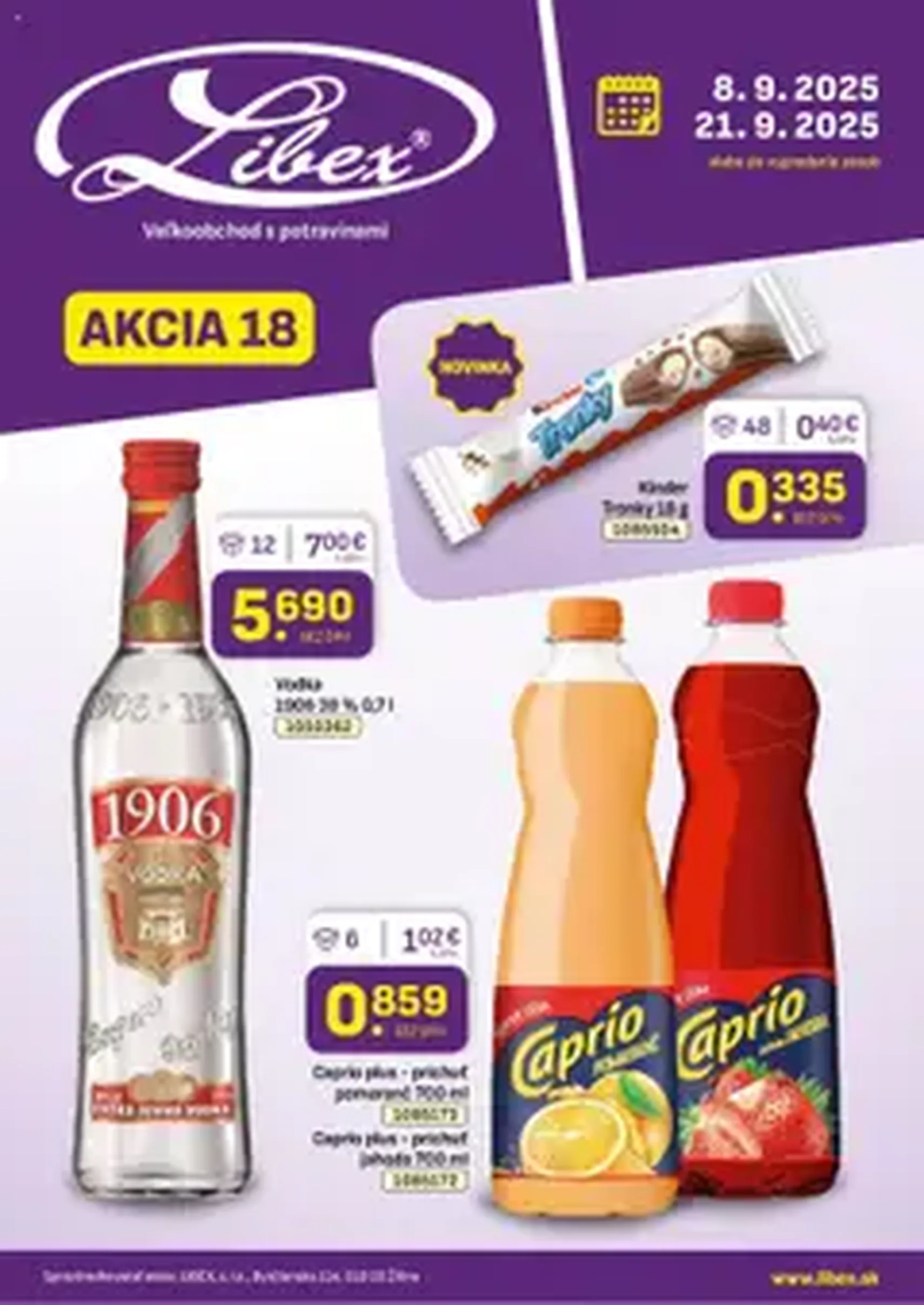 Libex leták - platný leták od 08.09.2025 strana 1 z 1