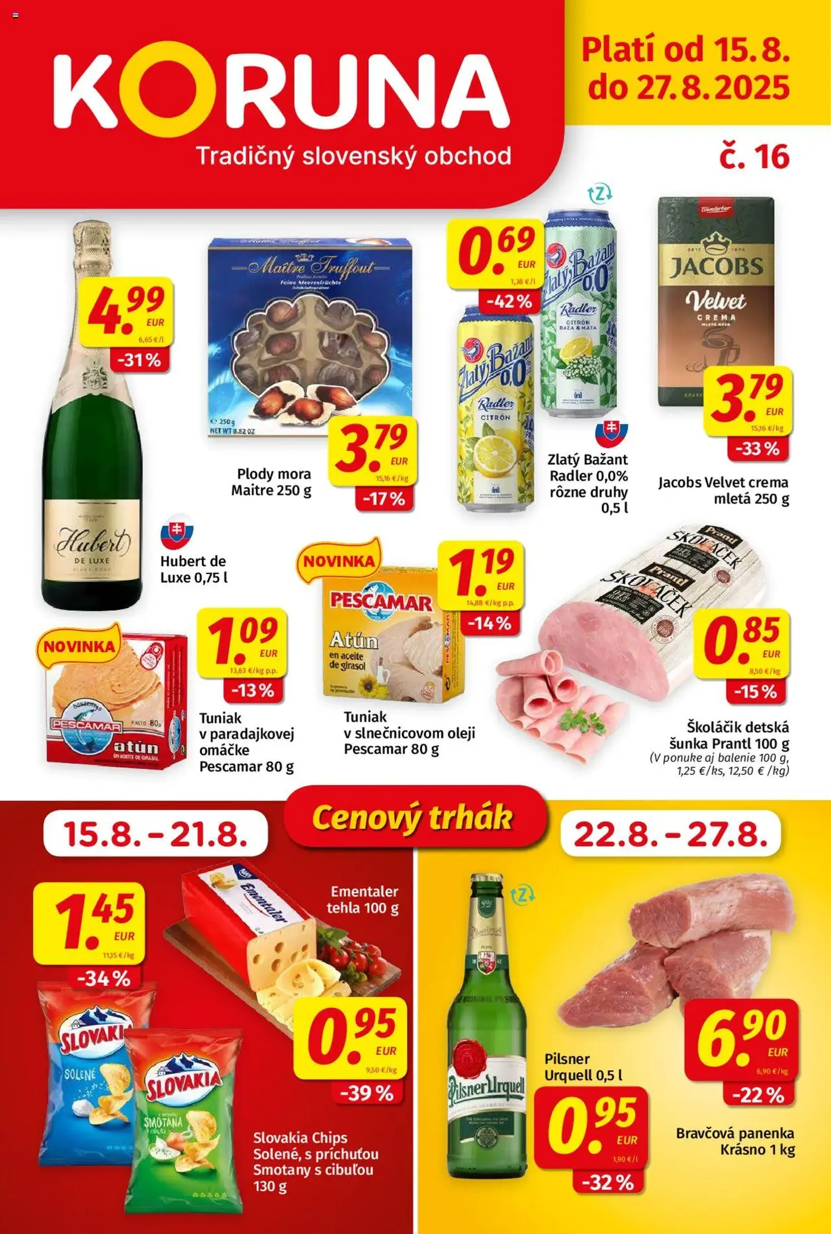 Koruna leták - platný leták od 15.08.2025 strana 1 z 24