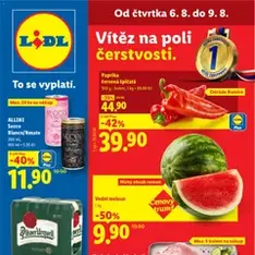 Lidl leták - náhled letáku platný od 06.08.2026