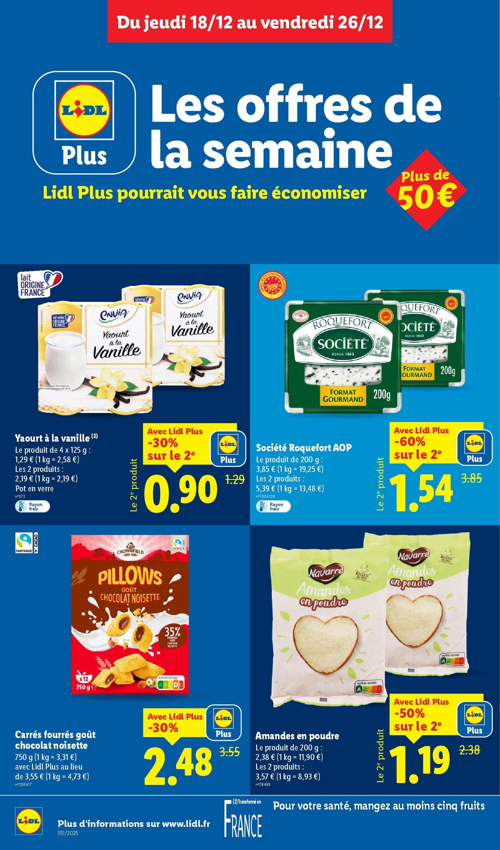 LIDL catalogue semaine 51 - brochure valable à partir du 18/12/2025, page 10 sur 87