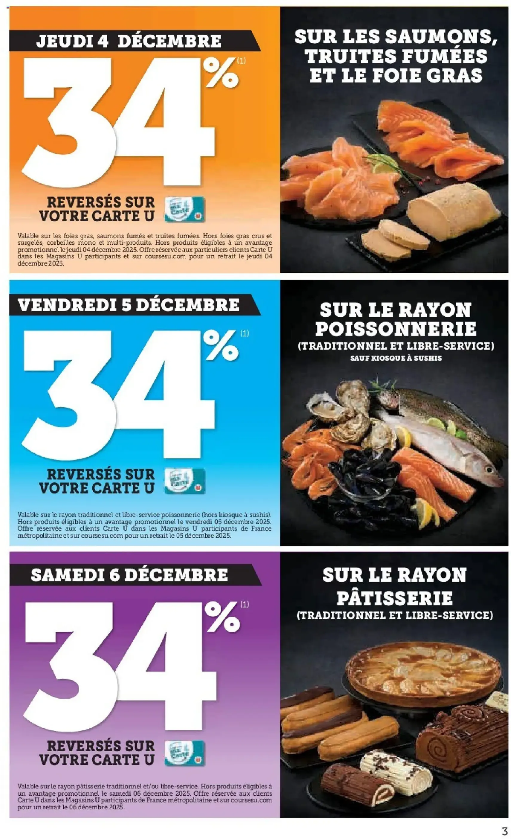 Super U - Les prix bas de la semaine - brochure valable à partir du 02/12/2025, page 3 sur 40