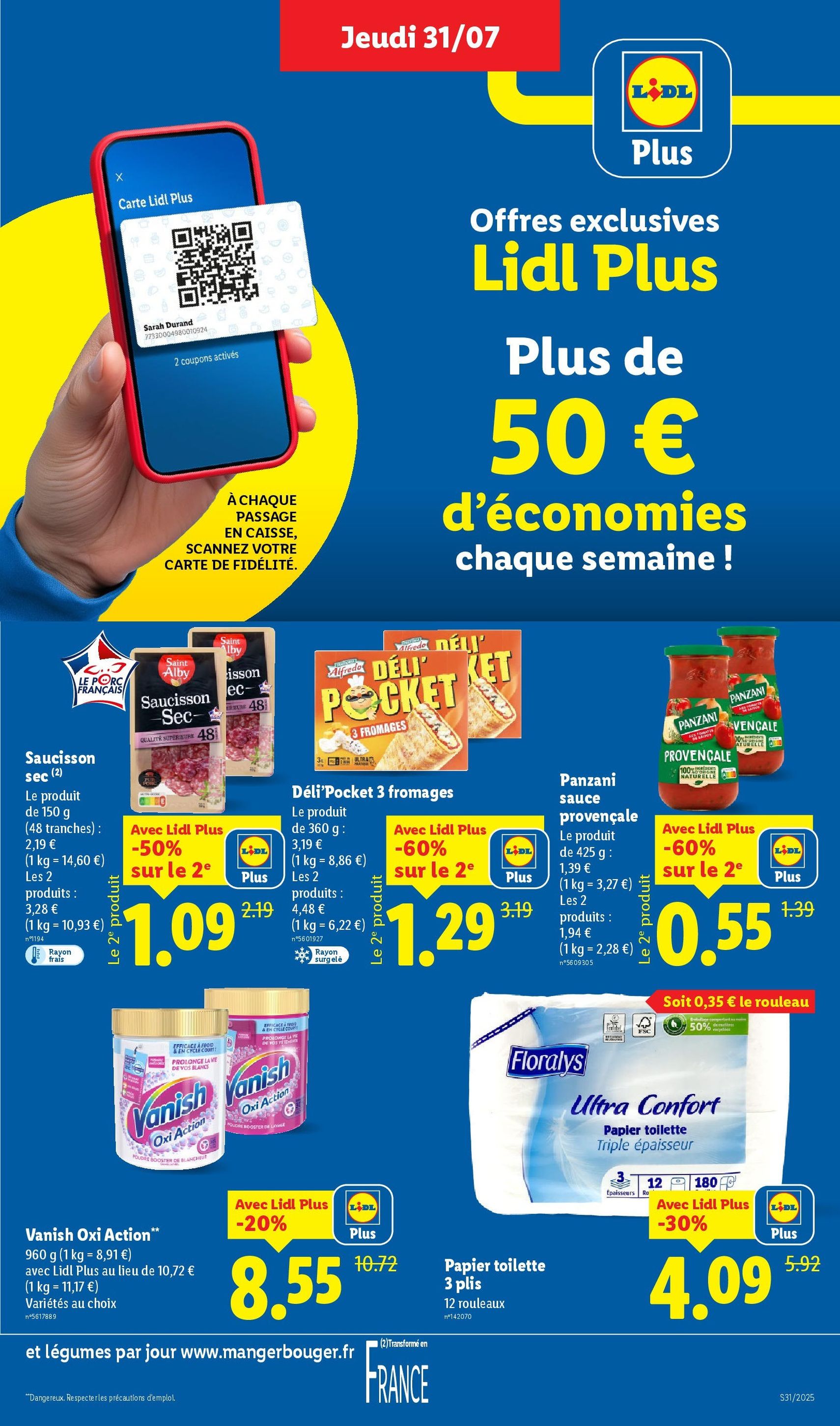 LIDL catalogue semaine 30 - brochure valable à partir du 31/07/2025, page 9 sur 73 LIDL catalogue semaine 30 - brochure valable à partir du 31/07/2025, page 9 sur 73