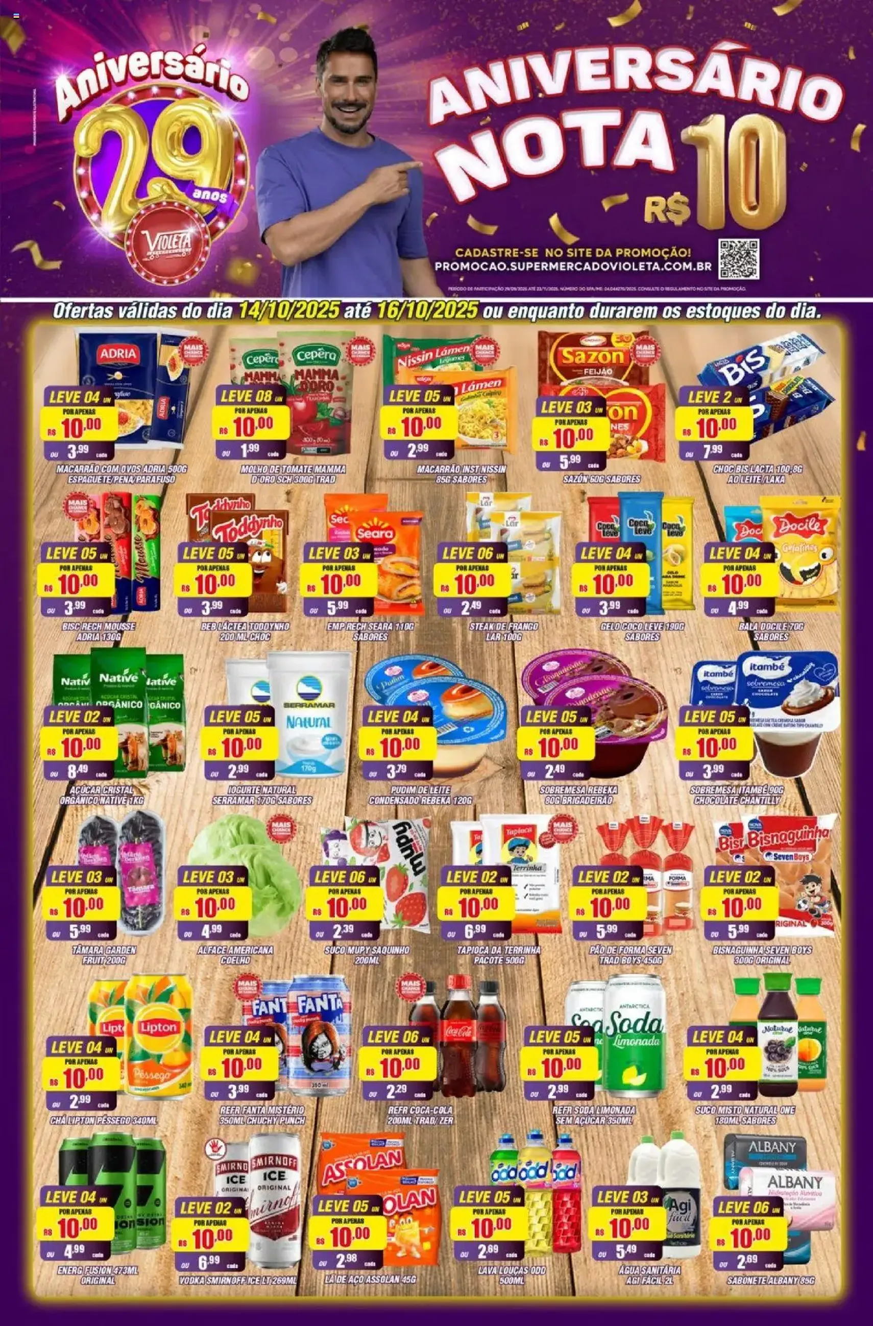 Violeta Supermercados - Ofertas da semana - folheto válido a partir de 14/10/2025 página 1 de 4