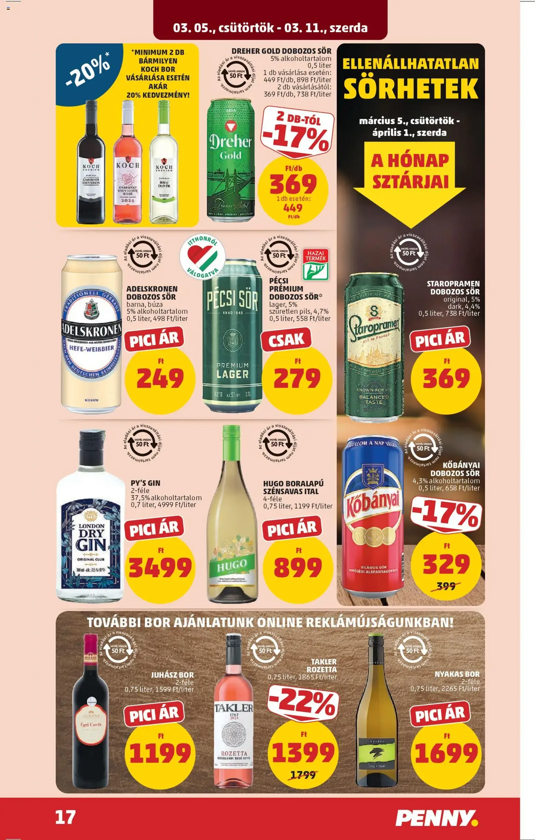 PENNY akciós újság - 2026.03.05. érvényes szórólap 21 oldal 43 oldalból