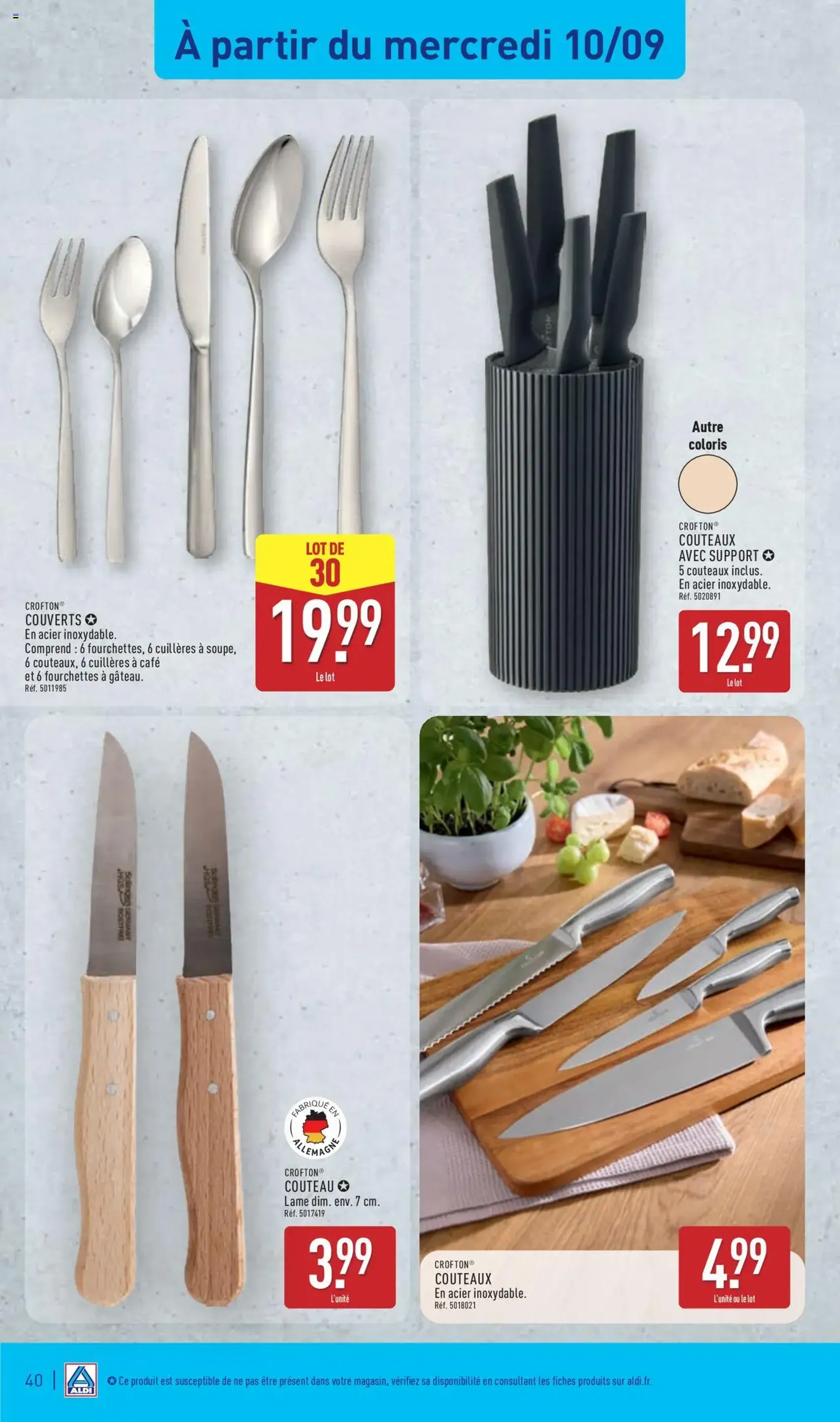 Aldi catalogue semaine 37 - brochure valable à partir du 09/09/2025, page 43 sur 52 Aldi catalogue semaine 37 - brochure valable à partir du 09/09/2025, page 43 sur 52