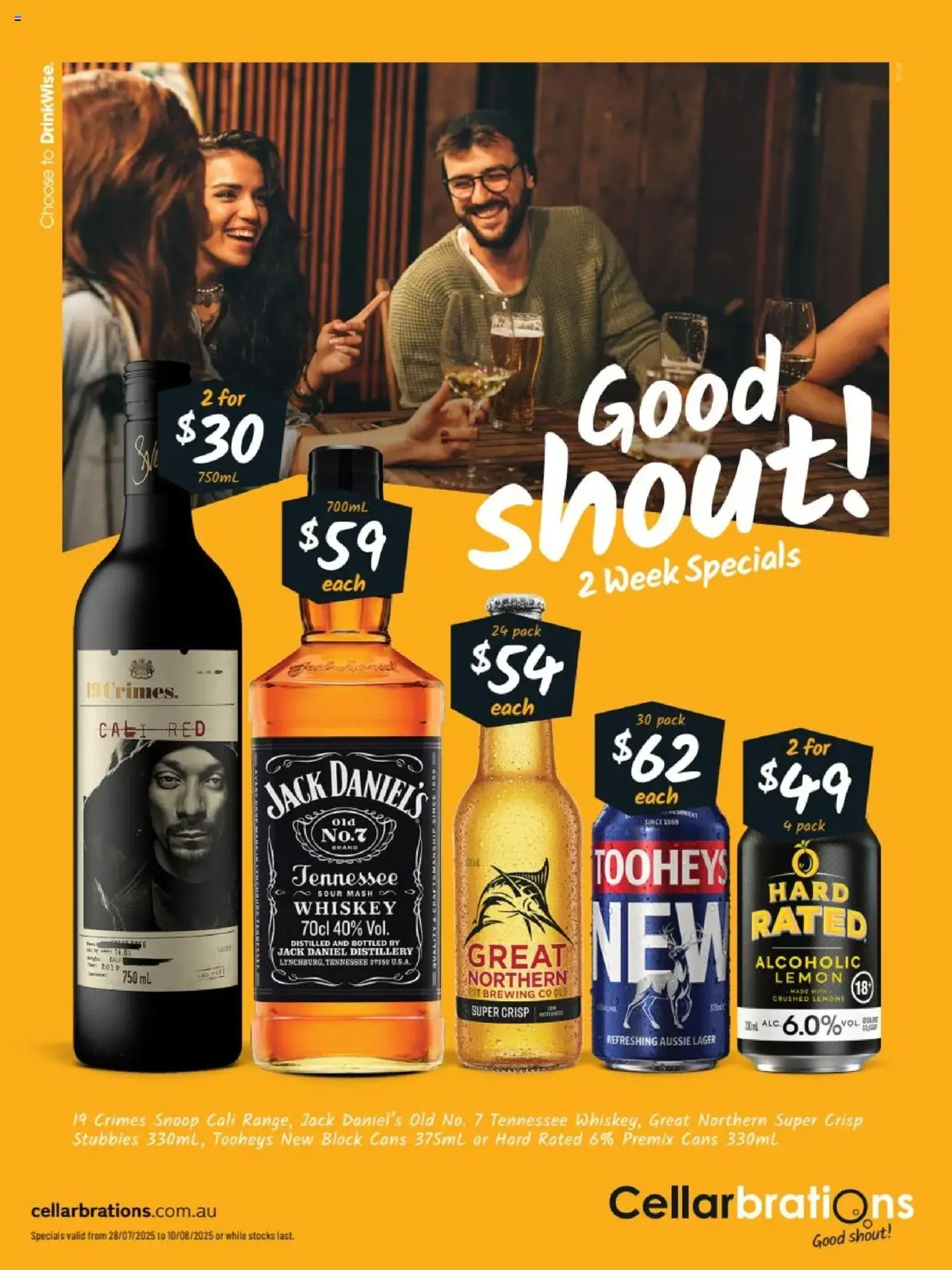 Cellarbrations Catalogue NSW - valid flyer from 28/07/2025, page 1 of 3