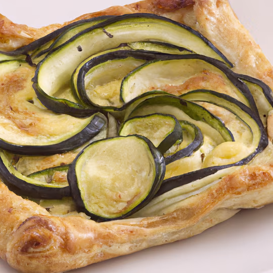 Anteprima ricetta Pasta sfoglia con zucchine