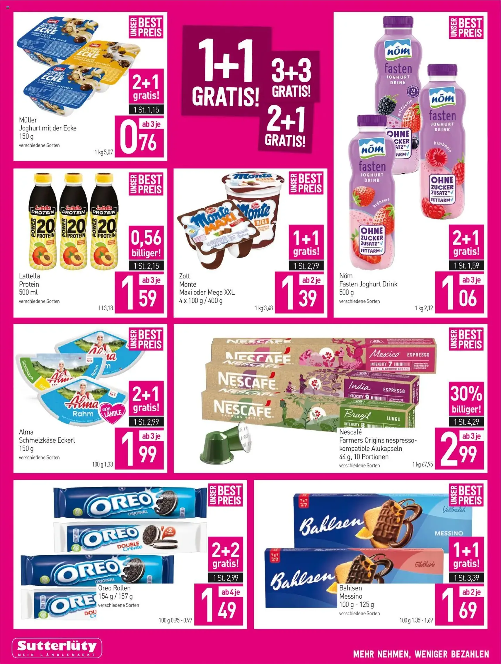 Sutterlüty Flugblatt - Gültiger Prospekt ab 09.04.2026, Seite 4 von insgesamt 20