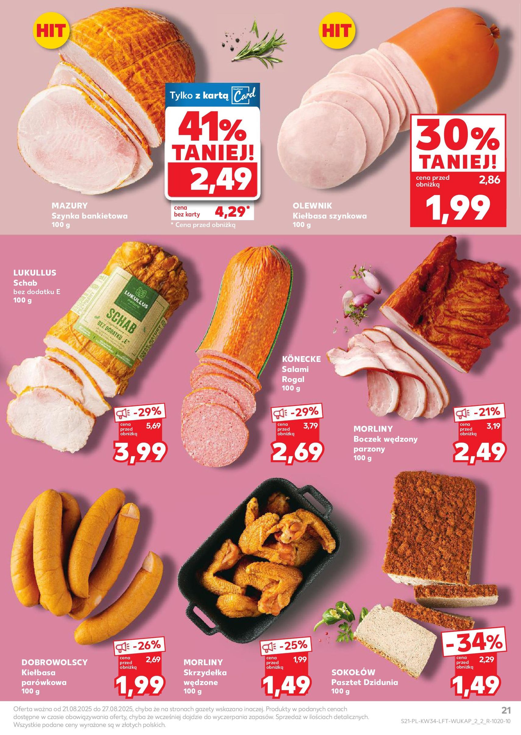 Kaufland gazetka - ważny gazetka od 21.08.2025 strona 21 z 54 Kaufland gazetka - ważny gazetka od 21.08.2025 strona 21 z 54