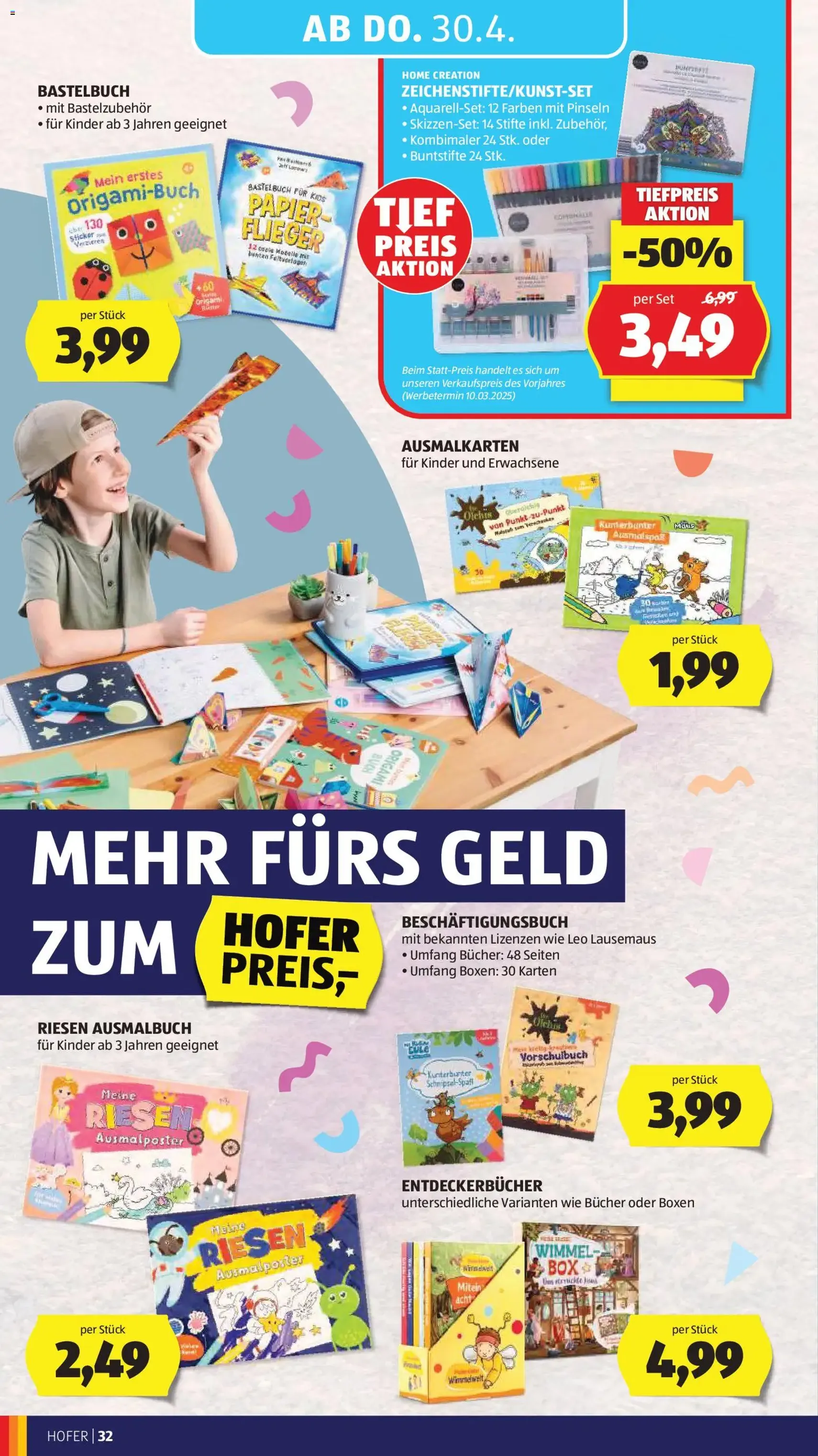 Hofer Flugblatt - Gültiger Prospekt ab 22.04.2026, Seite 36 von insgesamt 41