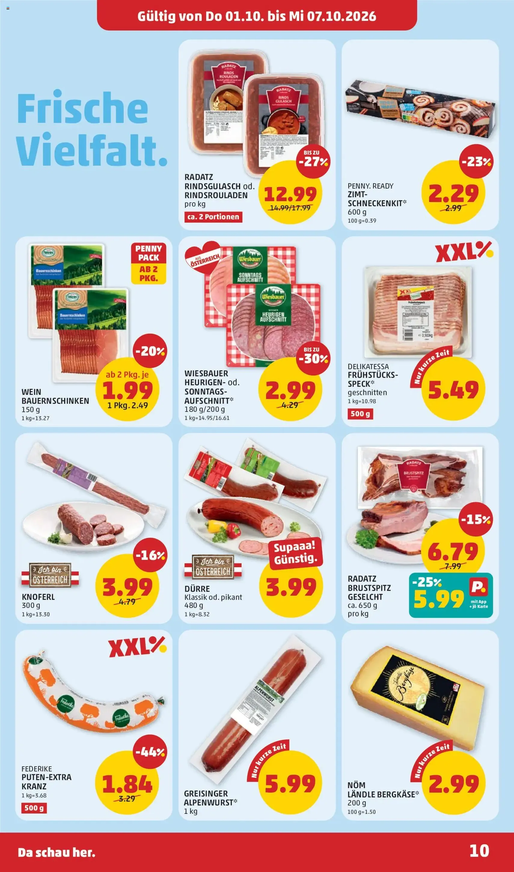 Penny Markt - Flugblatt - Gültiger Prospekt ab 01.10.2026, Seite 10 von insgesamt 32